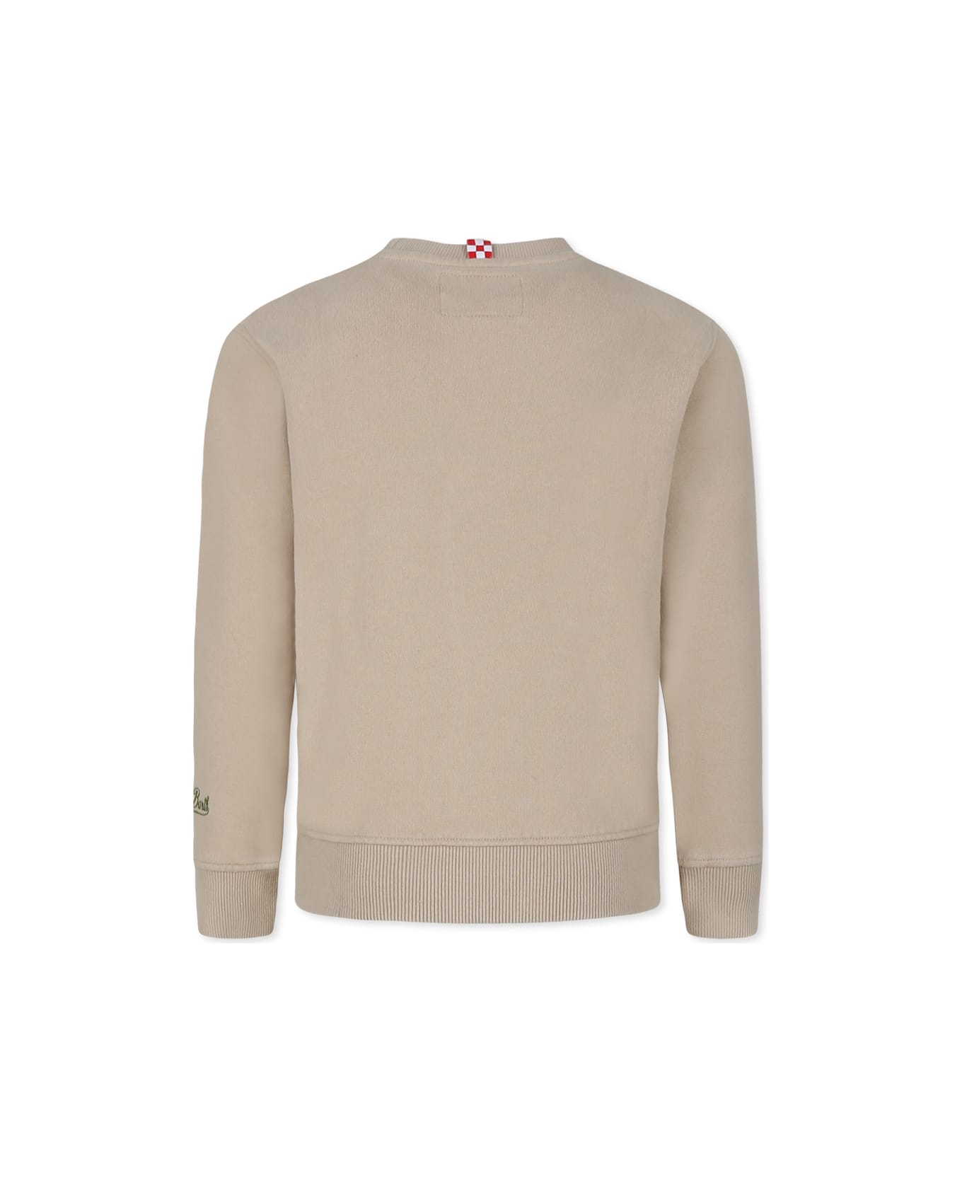 MC2 Saint Barth Brown Sweatshirt For Boy With Bear - Brown