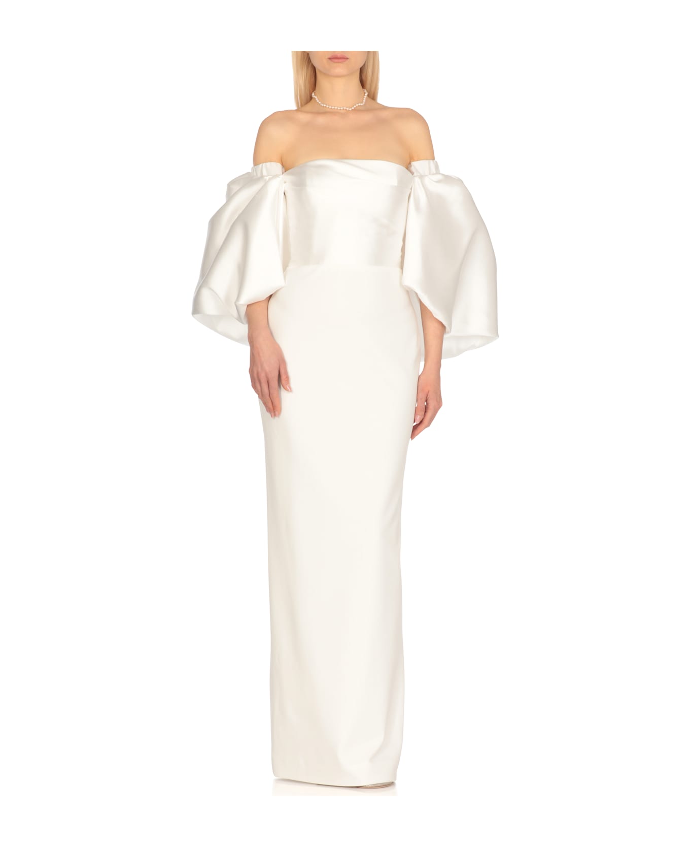 Solace London Floris Maxi Dress - White