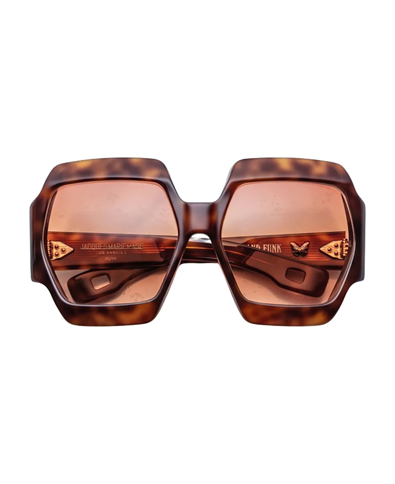 Jacques Marie Mage GRANDFUNK Sunglasses - M Teddy Brown