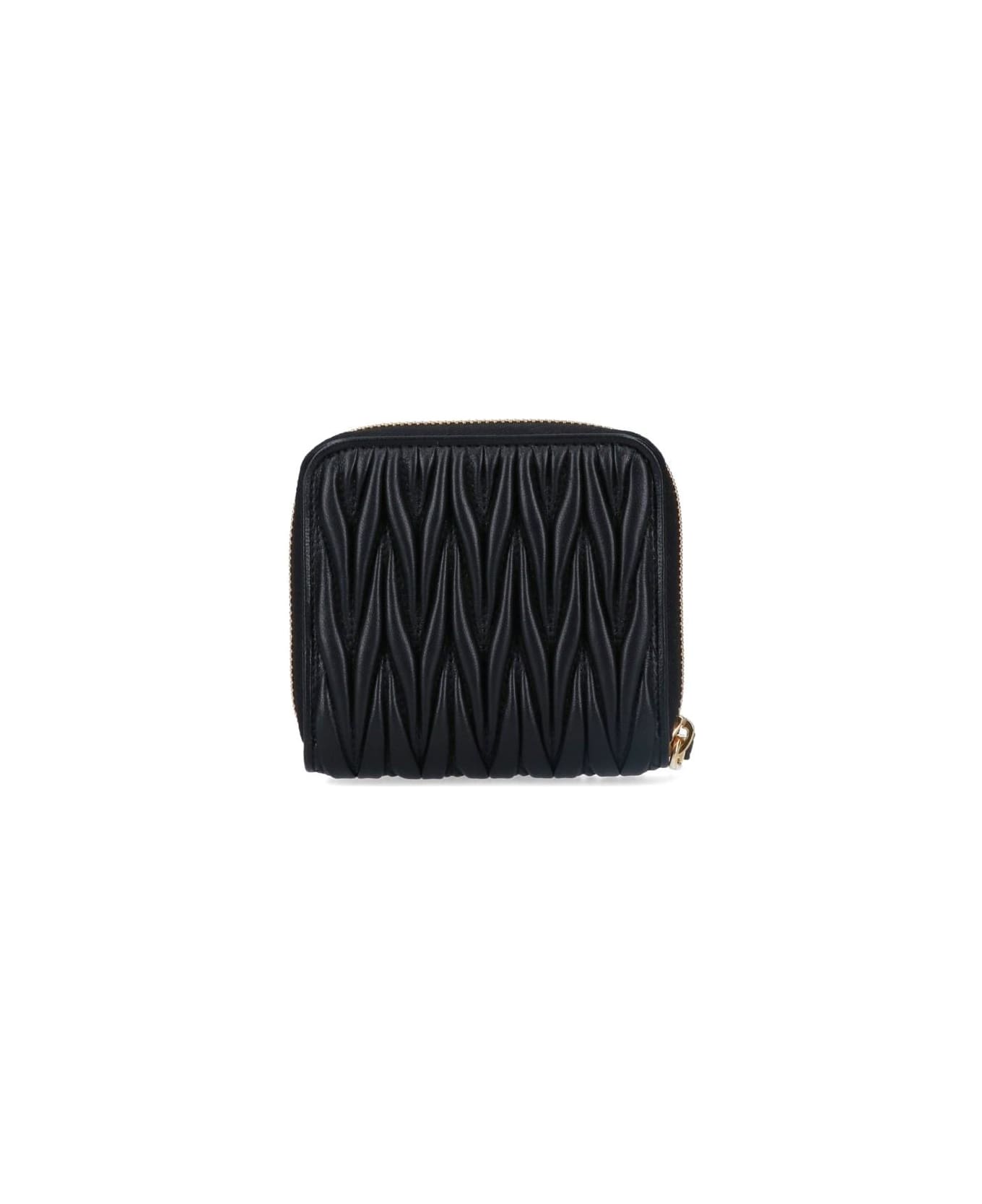 Miu Miu Small Logo Wallet - NERO