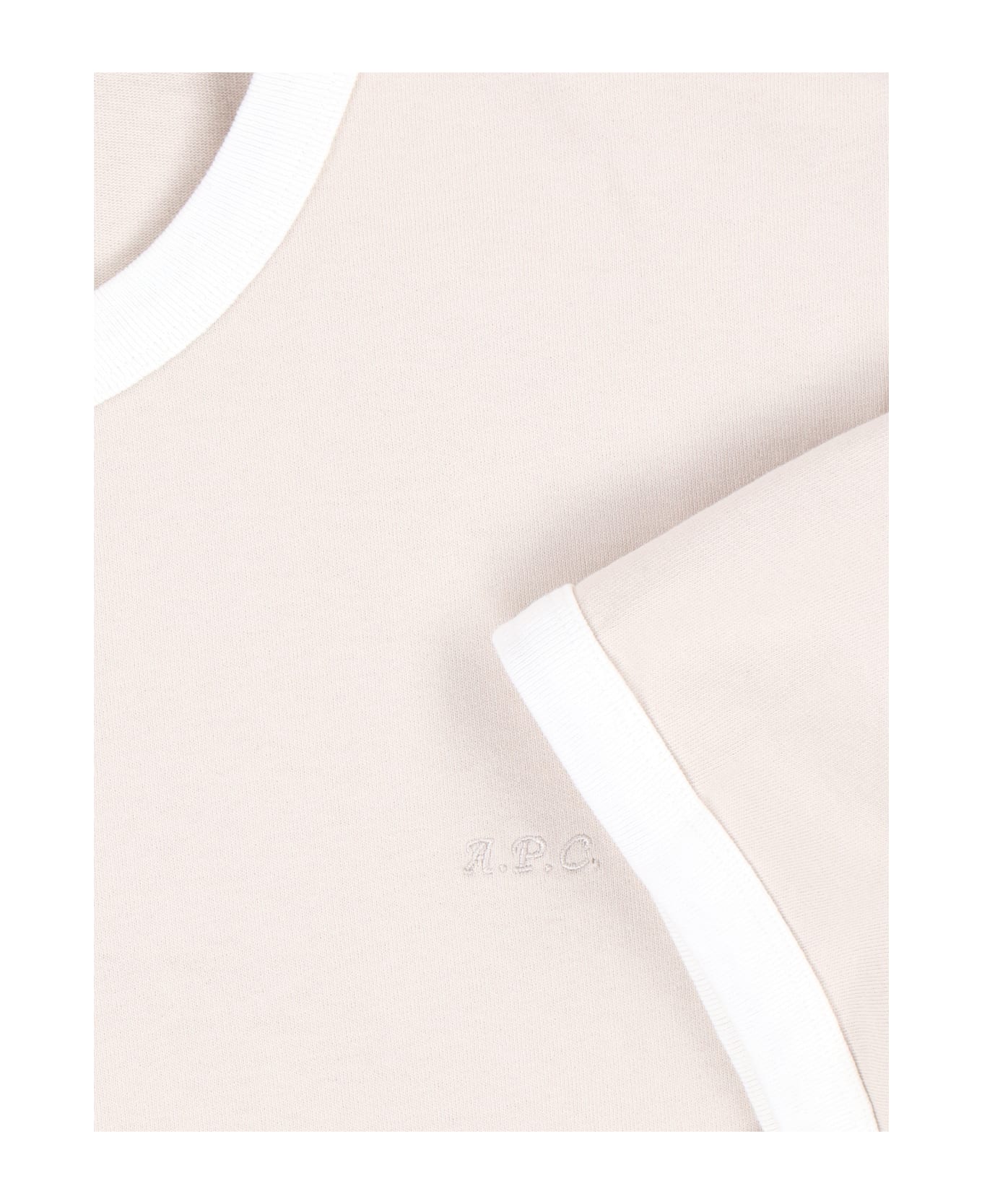 A.P.C. Logo T-shirt - Cream
