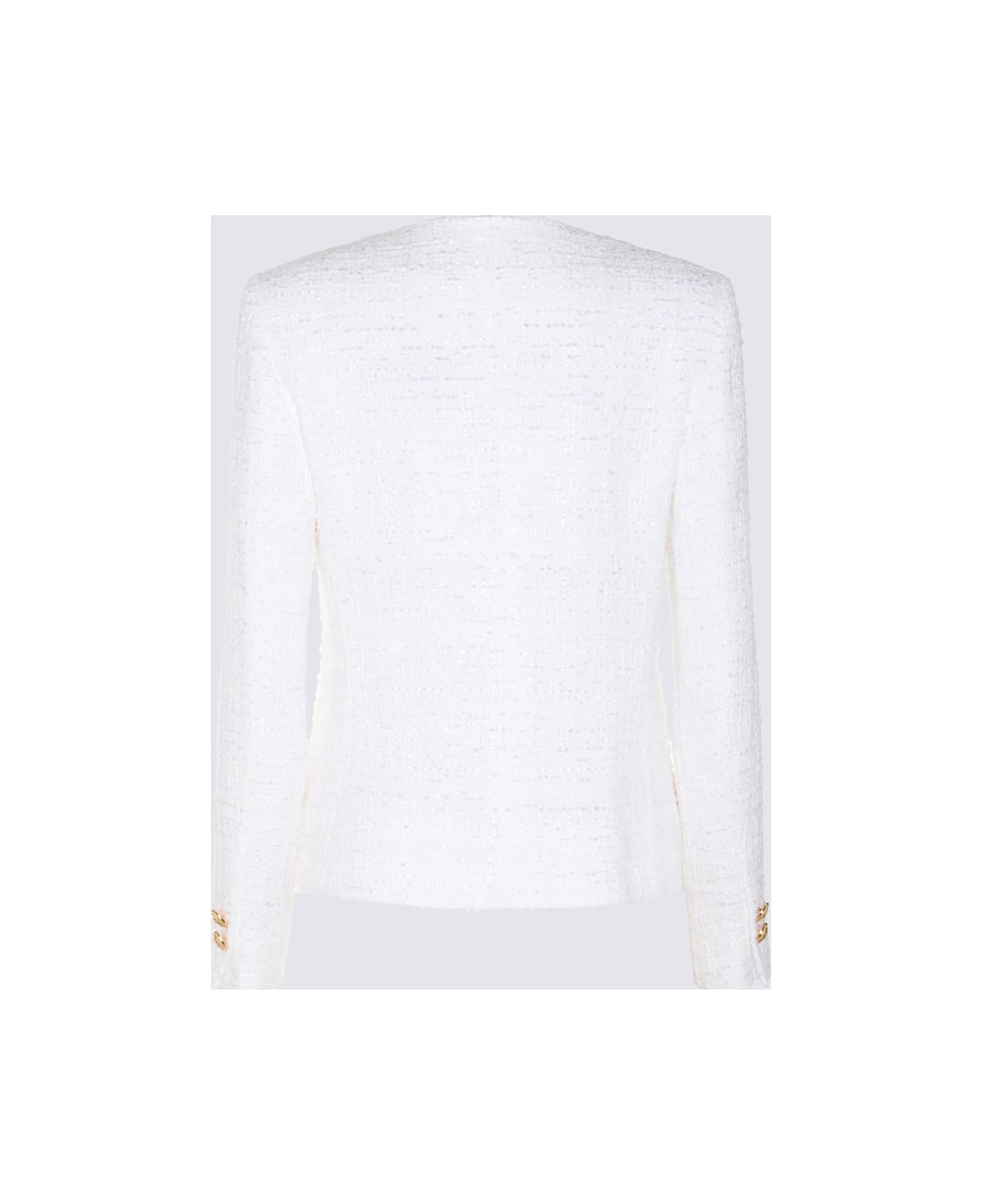 Tagliatore White Cotton Casual Jacket - White ジャケット