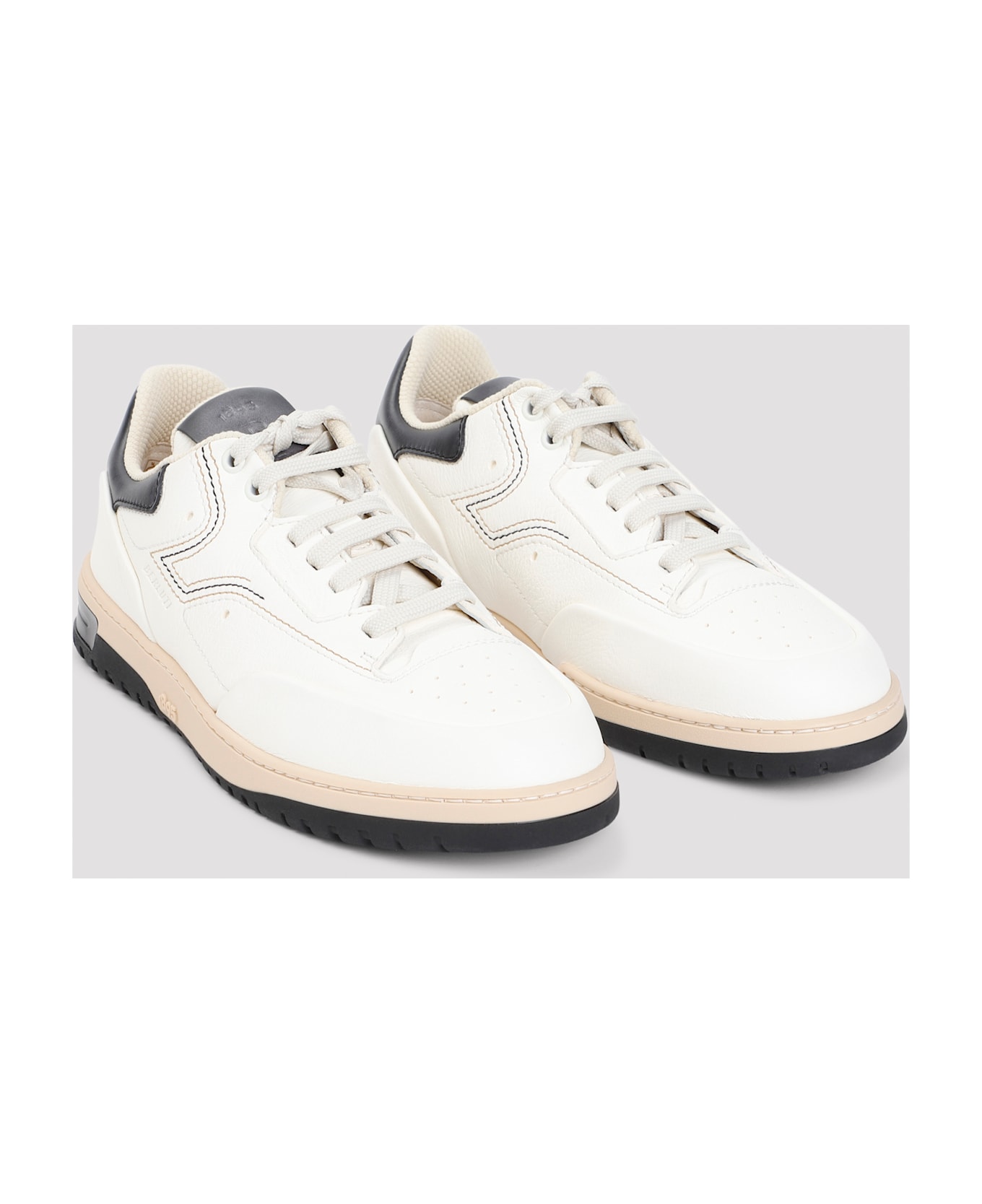 Berluti Playoff Deer Leather Sneakers - White