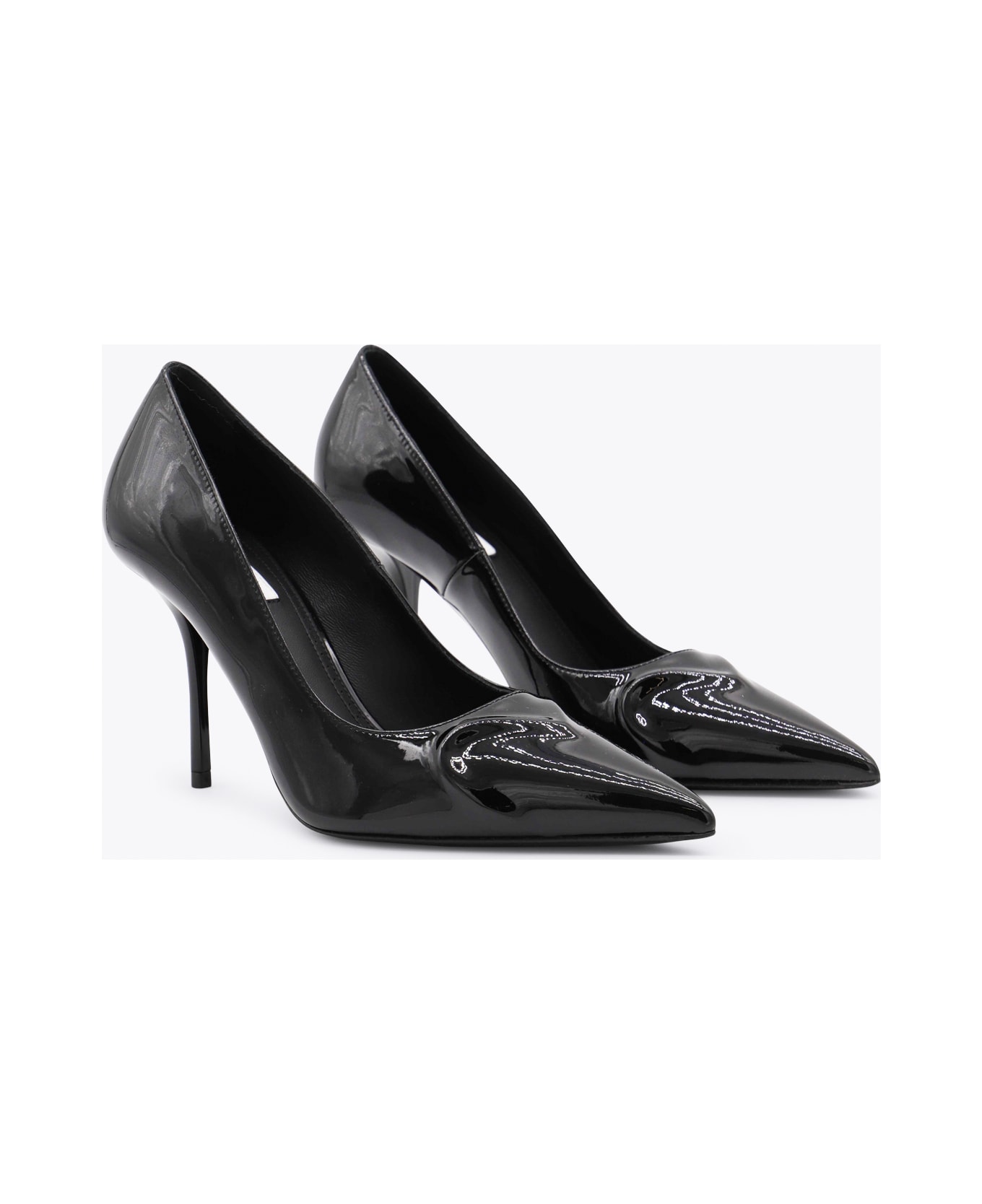 Alaia Black Leather Pumps - Black
