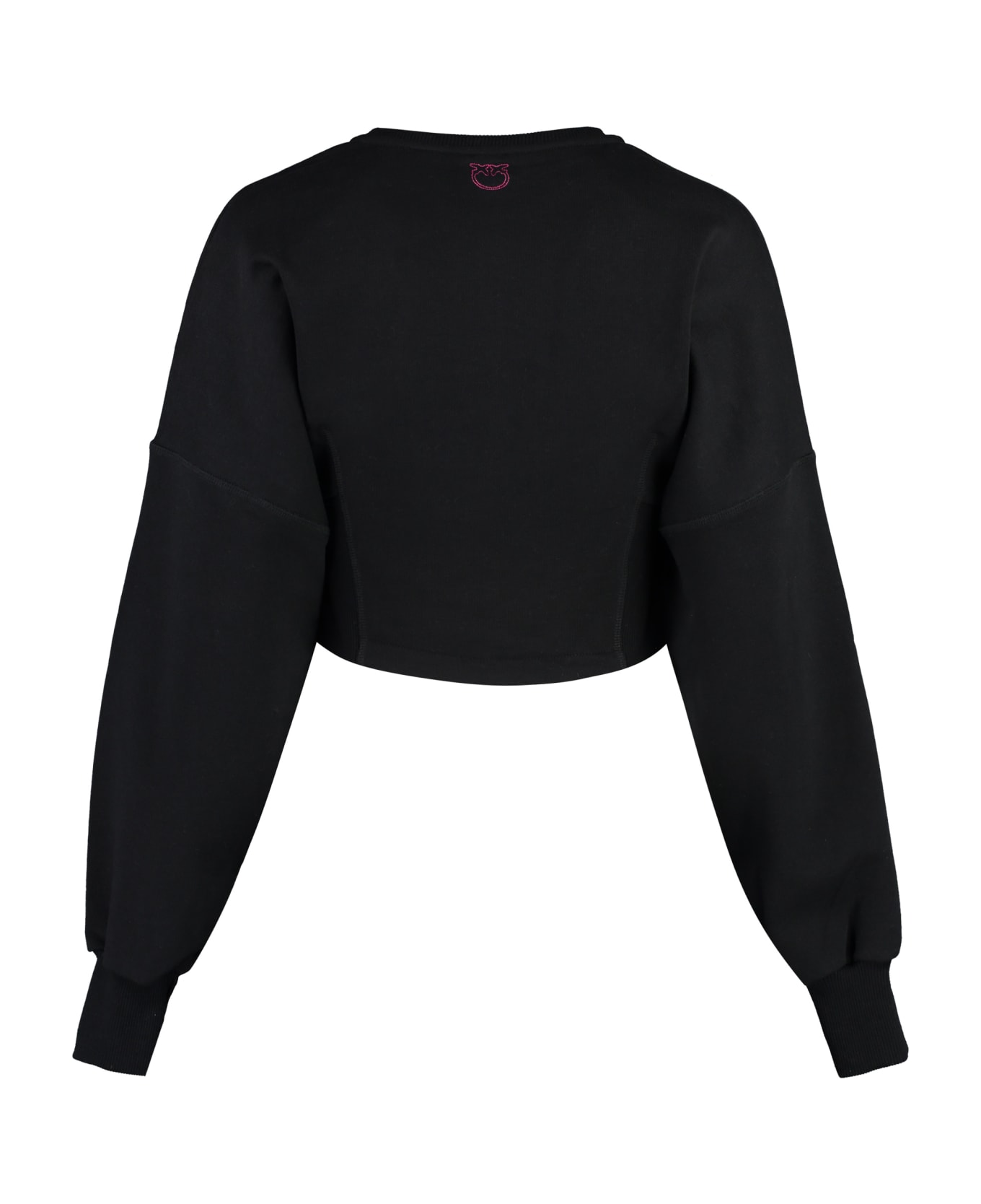 Pinko Cotton Crew-neck Sweatshirt - black ニットウェア