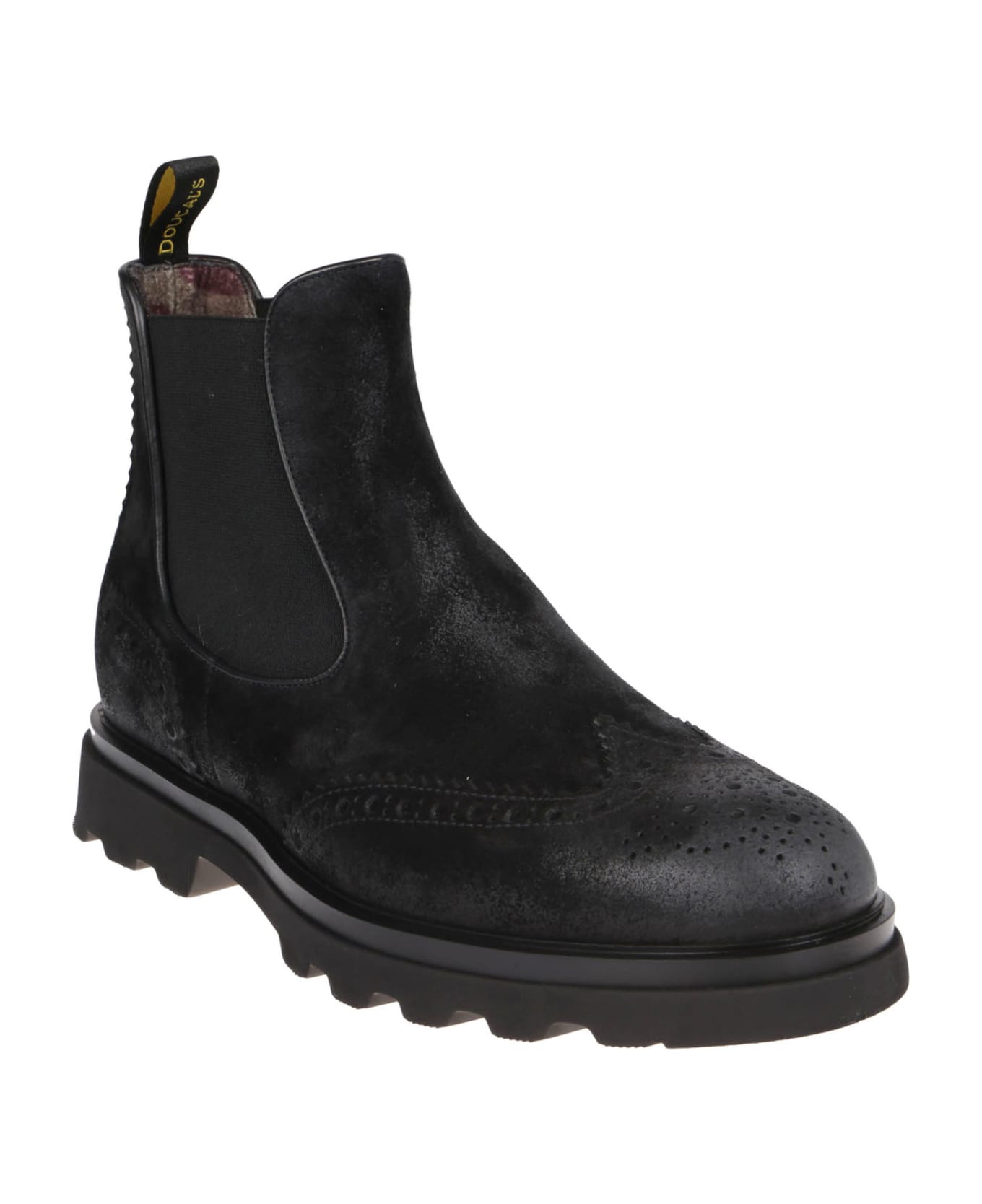 Doucal's Coda Rondine Chelsea Boots - Nero/fondo Nero ブーツ