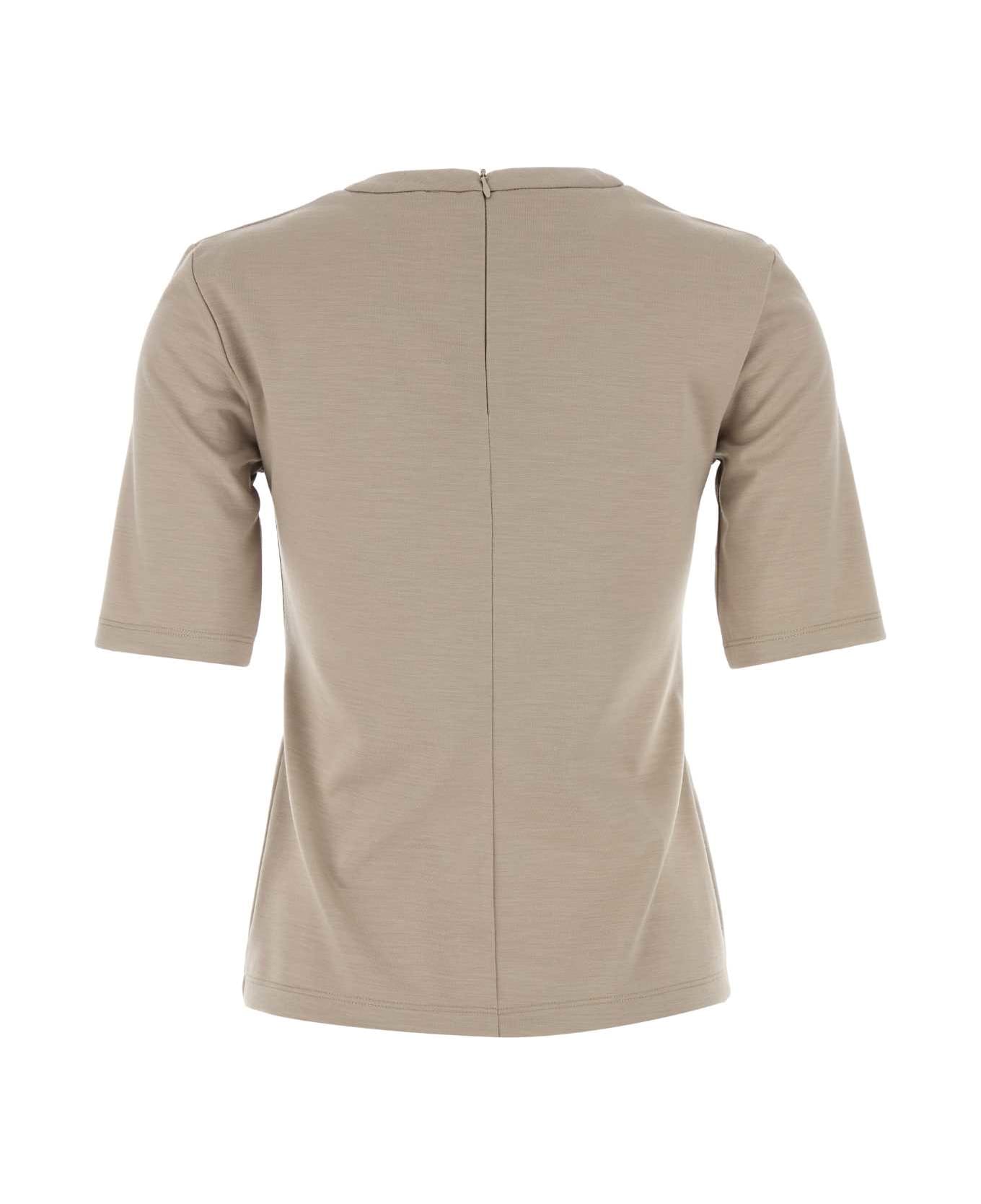 Max Mara 
peter
 Beige Wool T-shirt - Beige