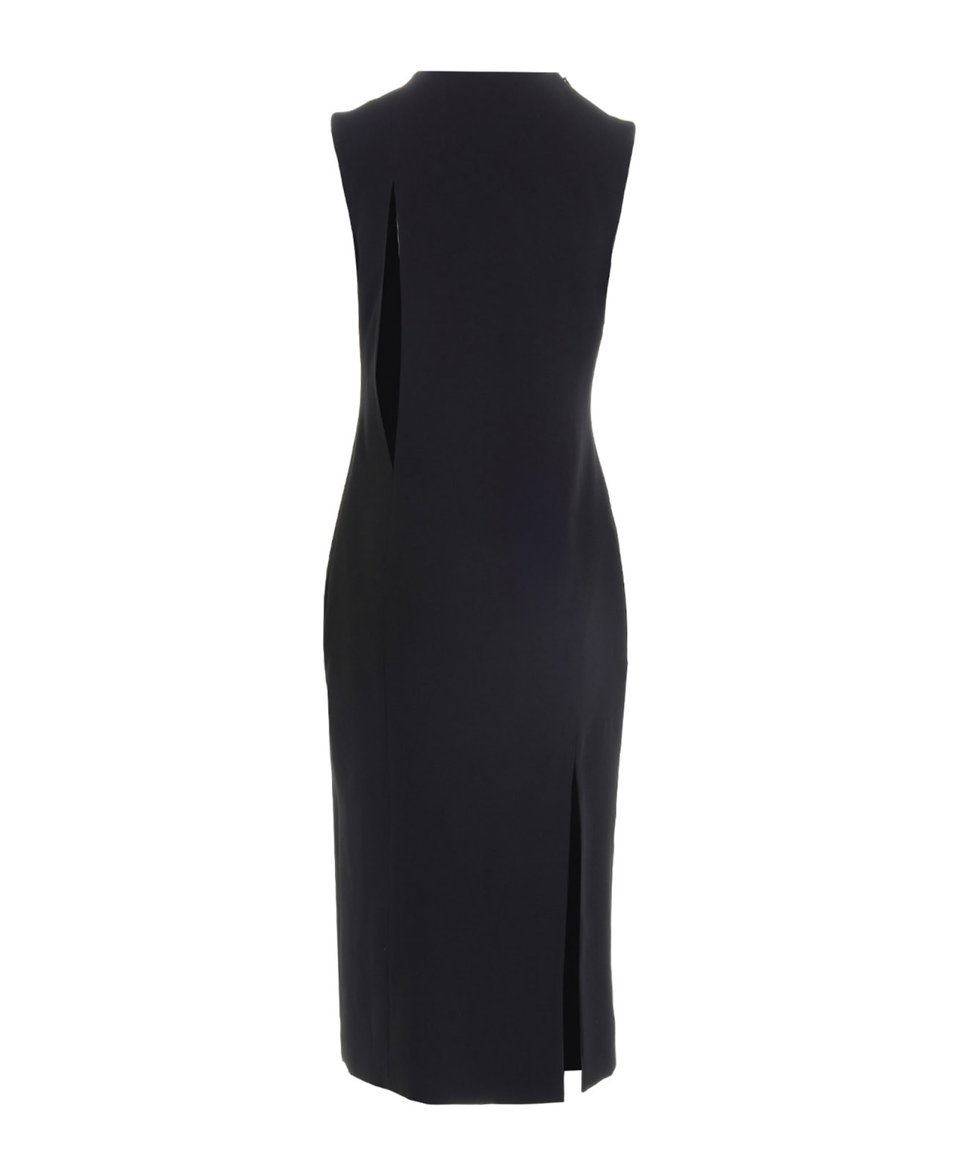 Versace Cut Out Midi Dress - Black  