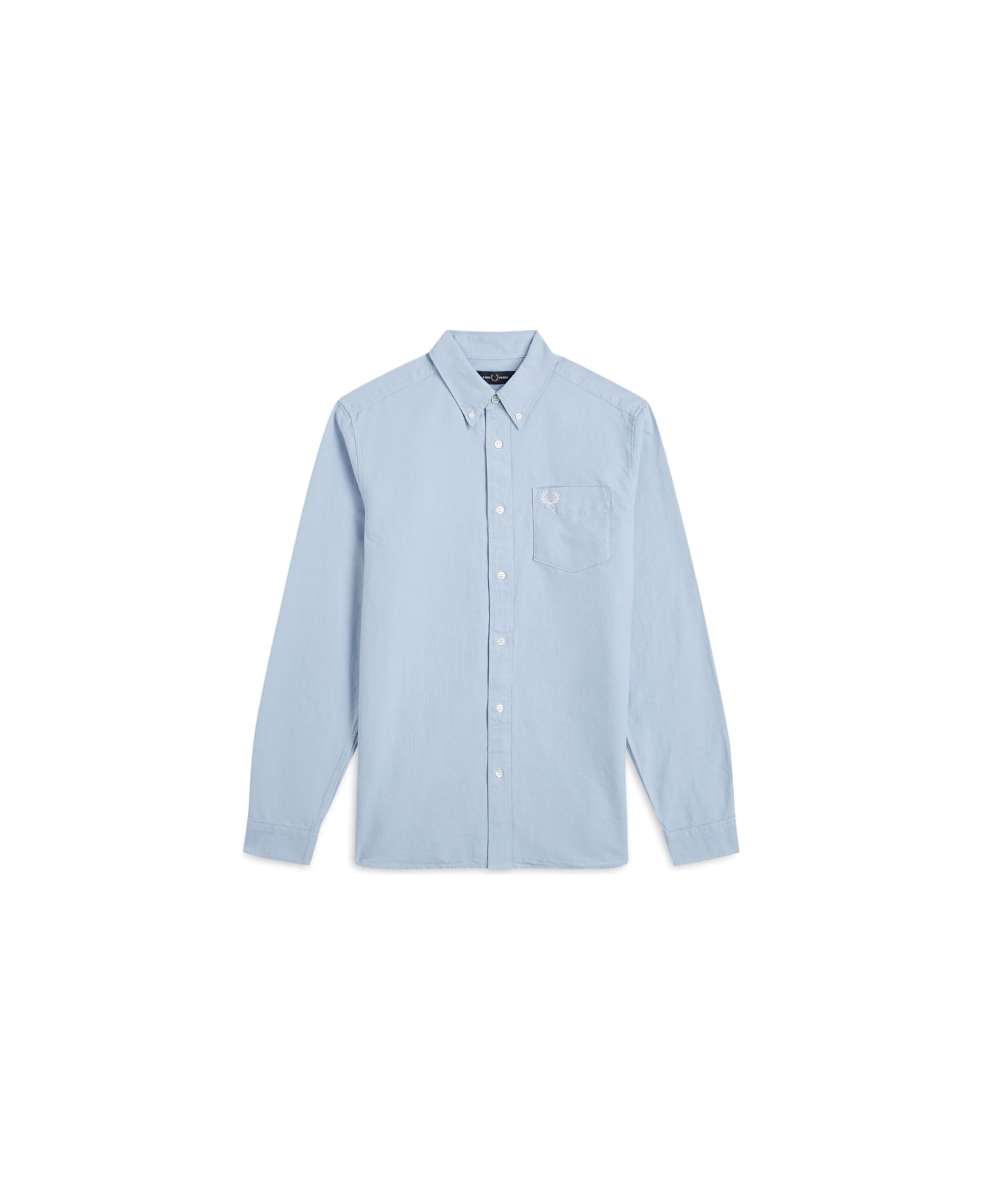 Fred Perry Cotton Oxford Shirt - BABY BLUE