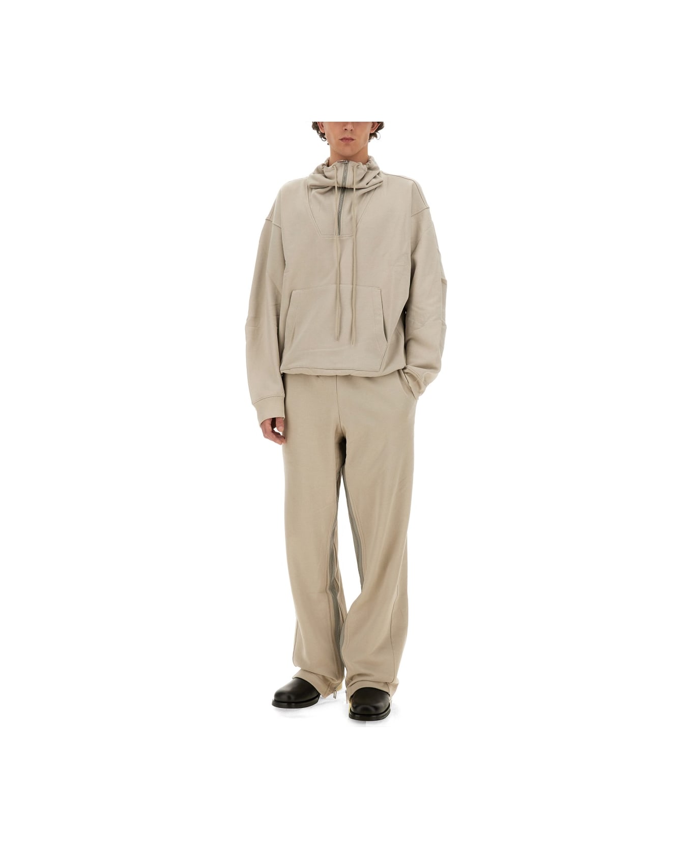 Helmut Lang Jogging Pants With Zipper - GREY