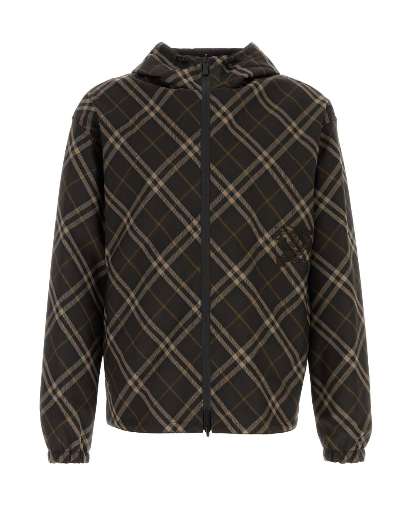 Burberry Embroidered Polyester Reversible Jacket - TRUFFLEIPCHECK