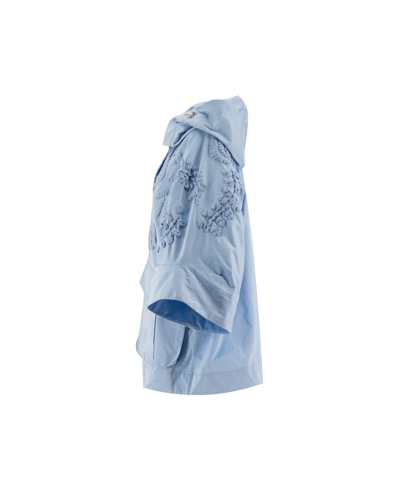 Ermanno Scervino Beige Blue Belt Wrap Beachwear Waist
