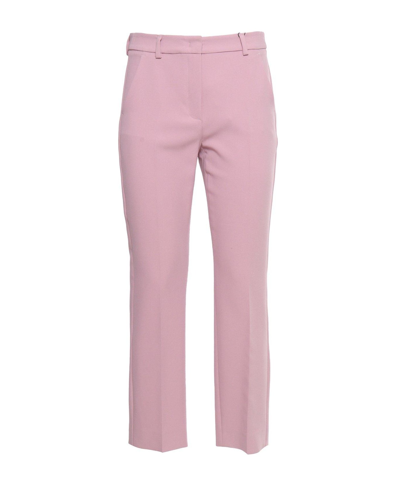 Weekend Max Mara Straight Fit Cropped Trousers - PINK ボトムス