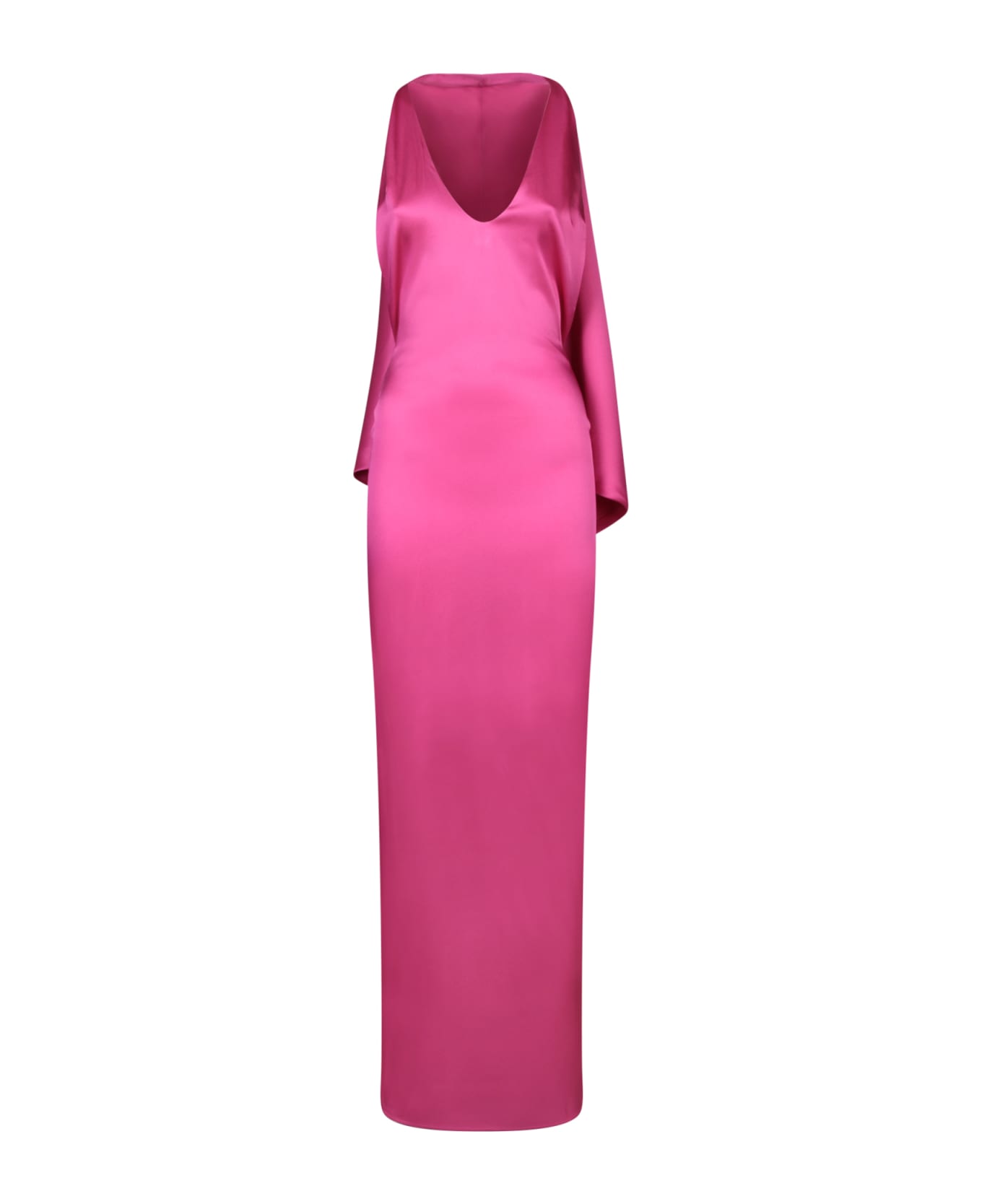 Giuseppe di Morabito Pink Viscose Long Halter Dress - Pink