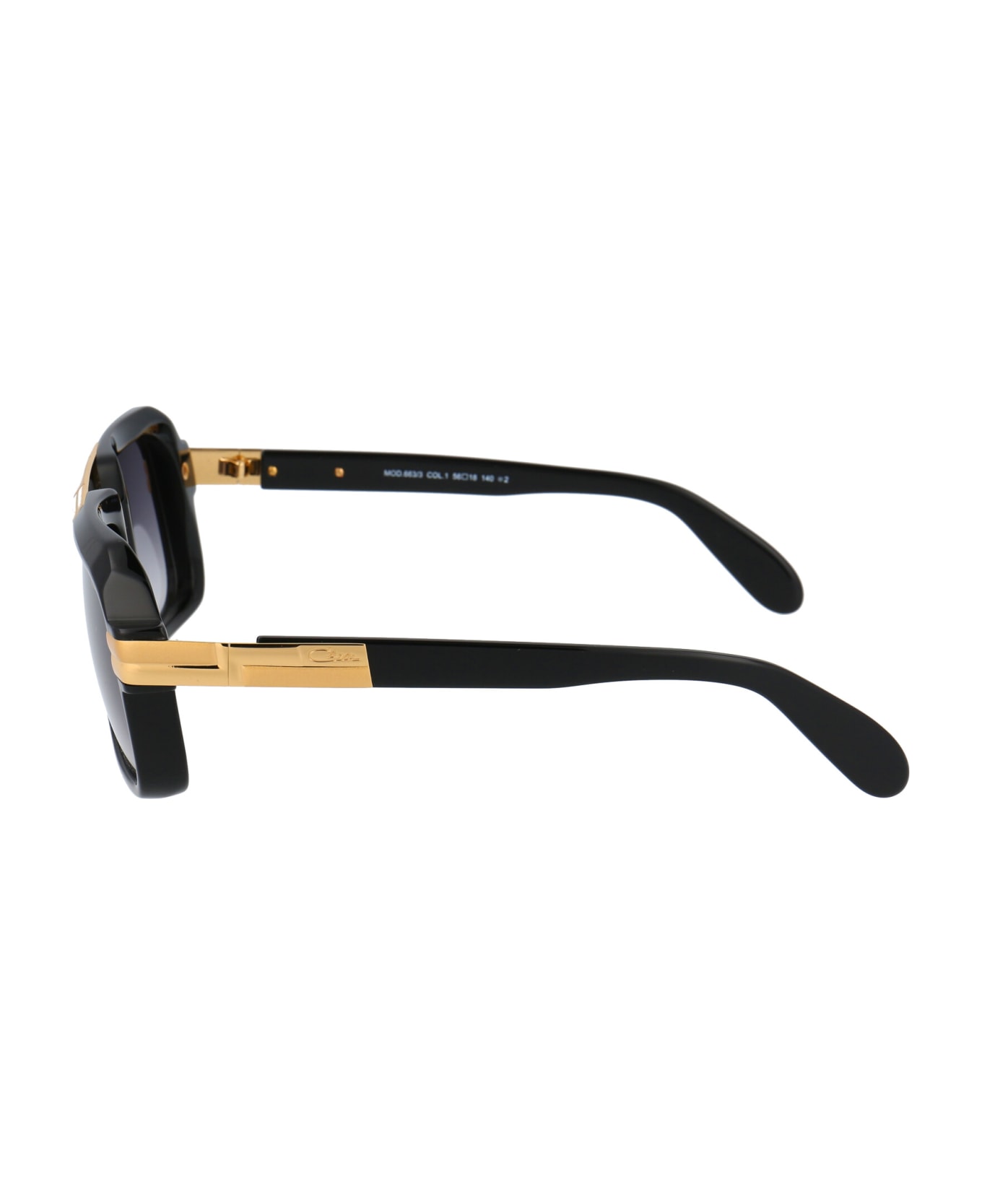 Cazal Mod. 663/3 Sunglasses - 011 BLACK MATTE