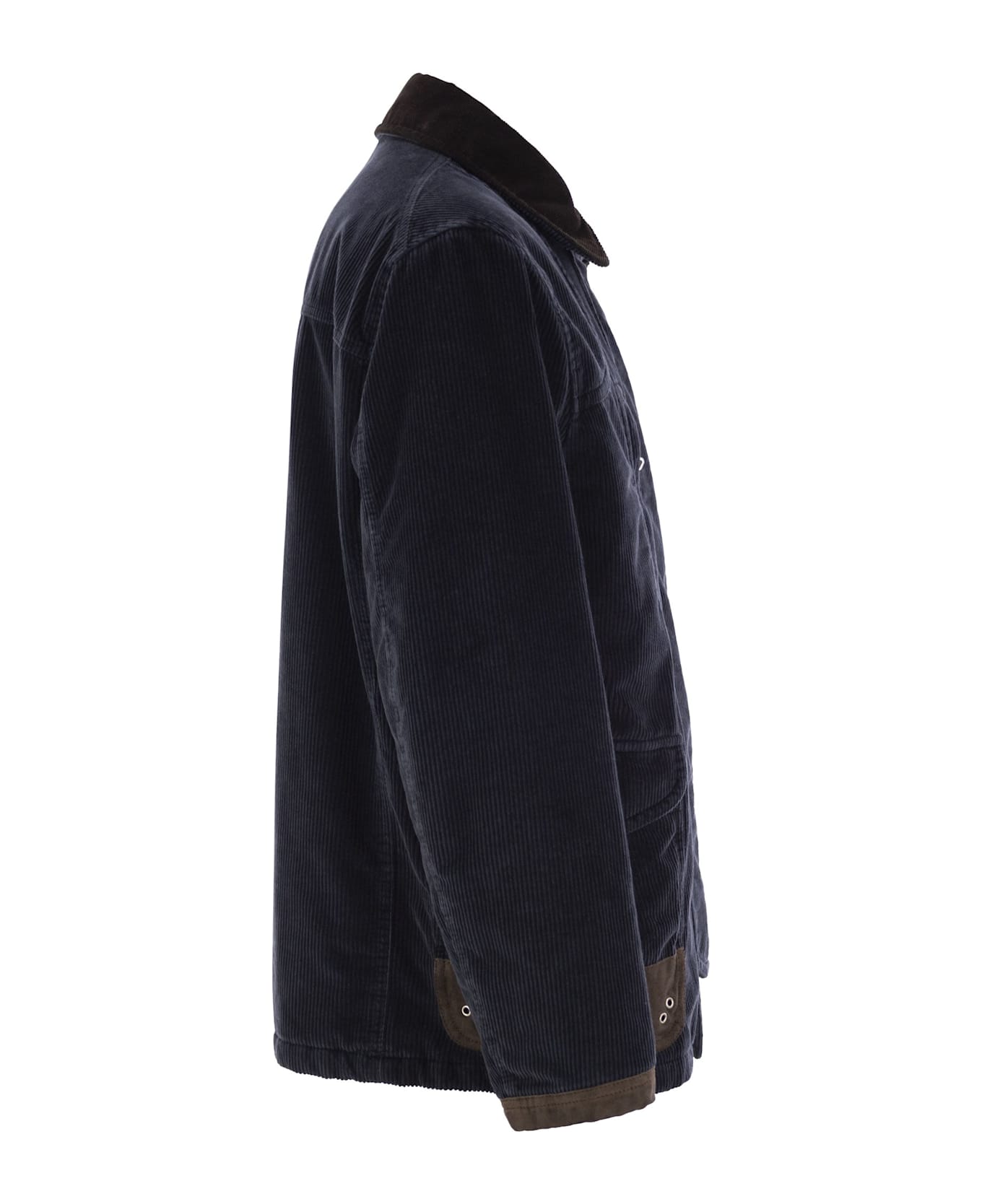 Fay 4 Velvet Hooks - Archive - Navy