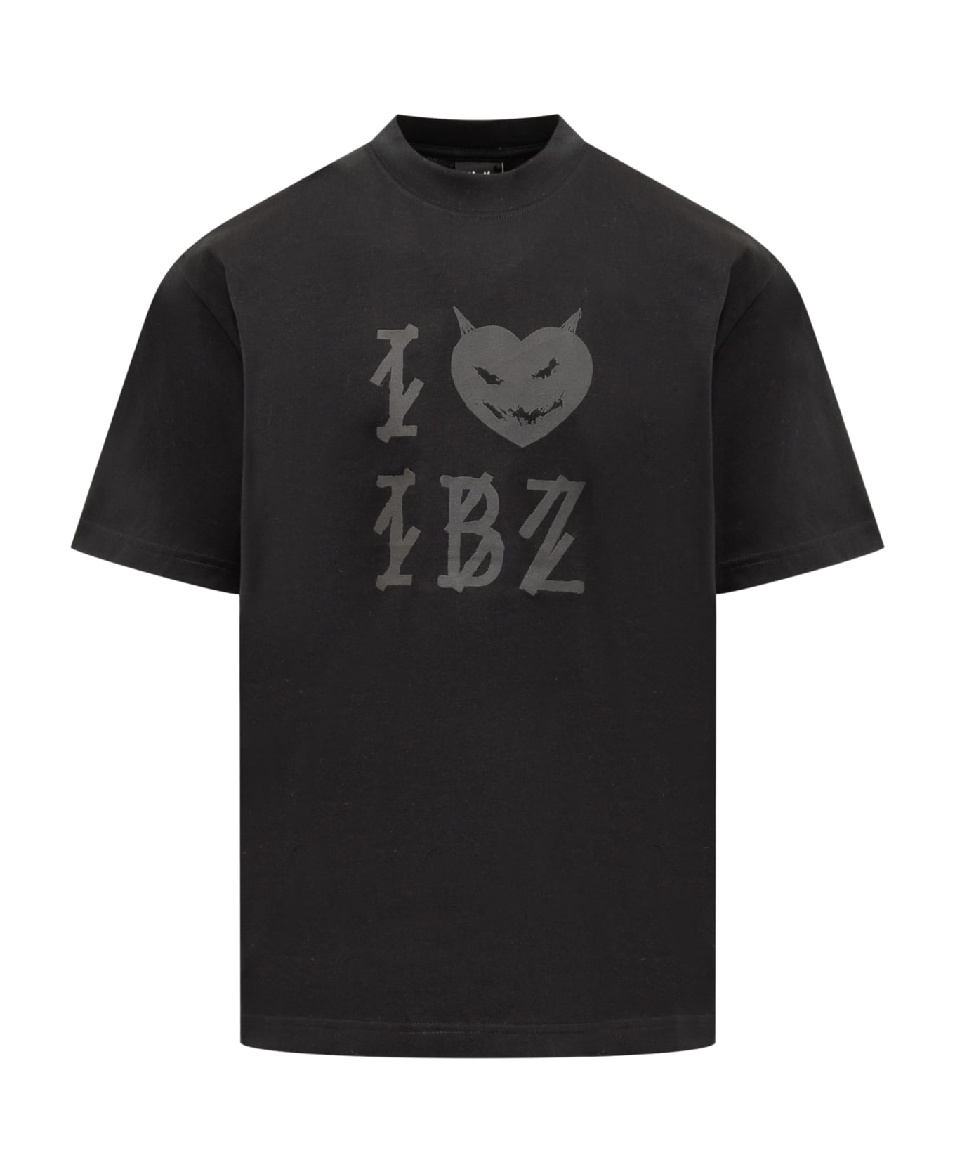 44 Label Group T-shirt With Ibz Print - BLACK-I LOVE IBZ