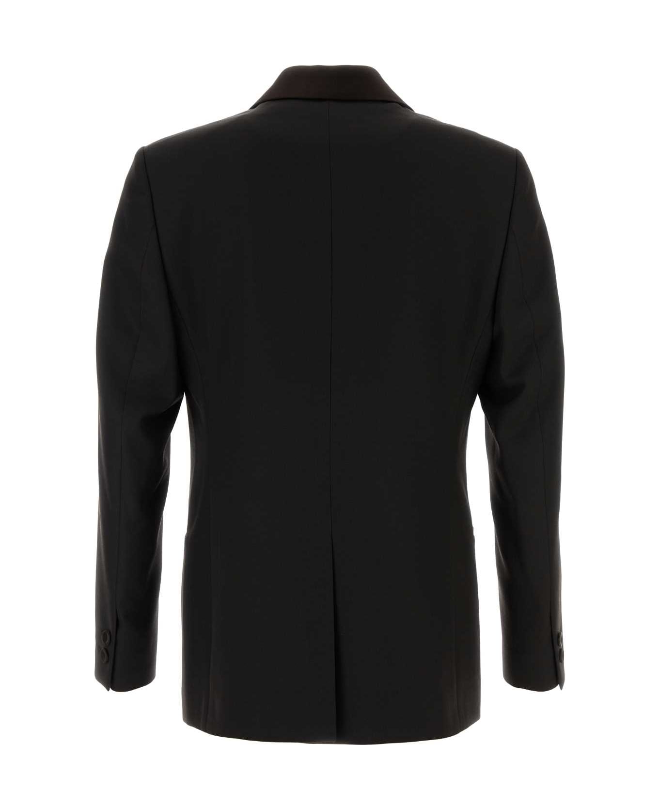 Fendi Dark Brown Gabardine Blazer - CAFFE