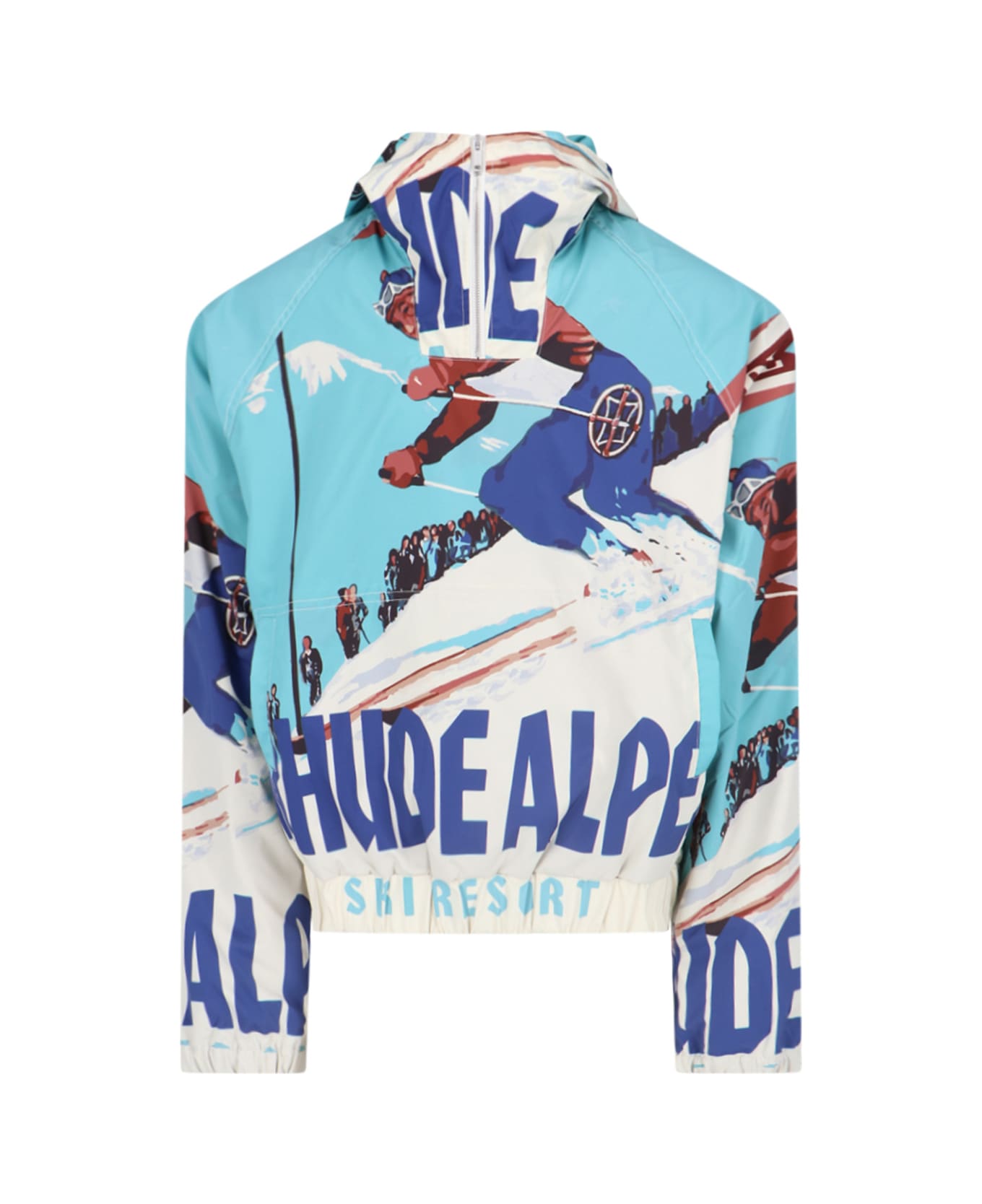 Rhude Technical Hooded Jacket - Light Blue