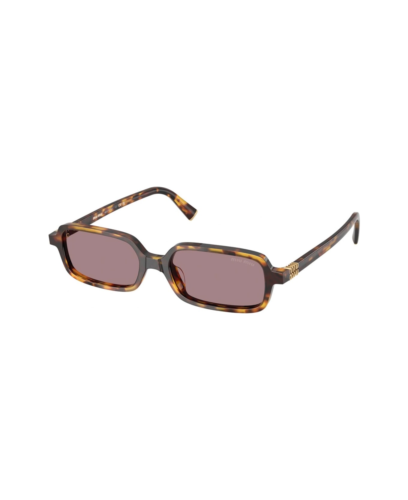 Miu Miu 0mu 11zs Miu Regard 14l20i Havana Miele Sunglasses - Marrone