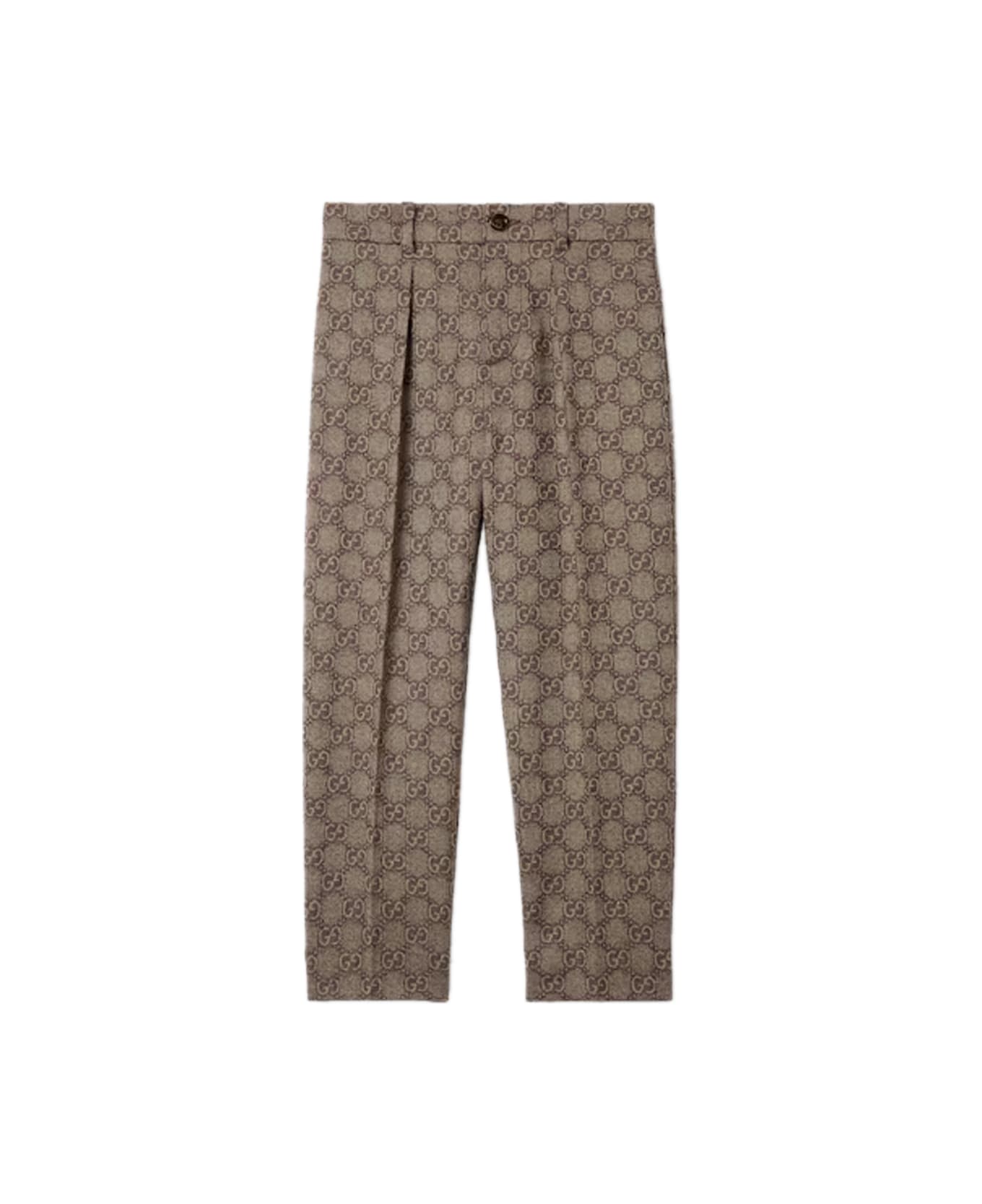 Gucci Pants - Marrone/beige