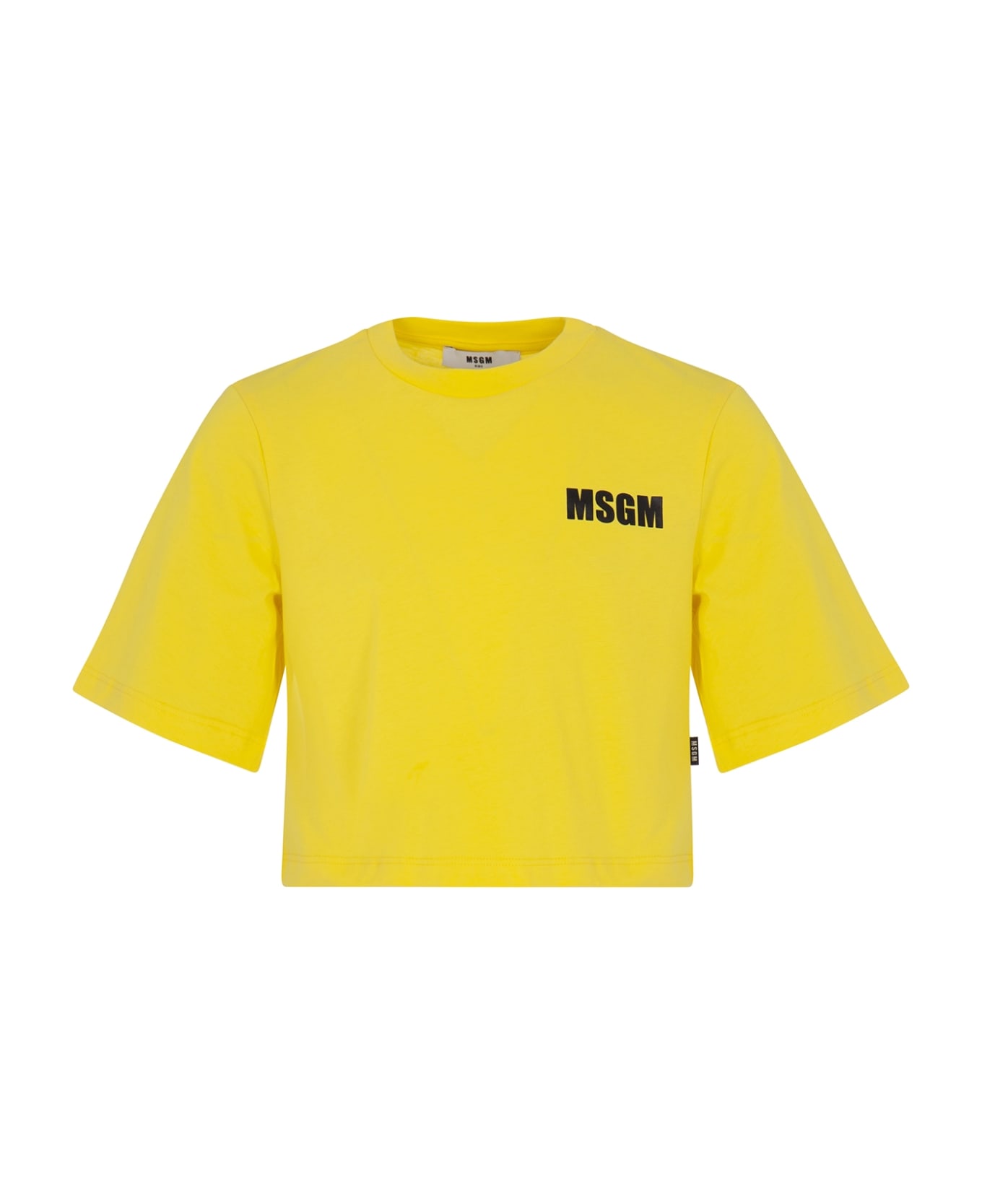 MSGM T-shirt Con Stampa - Yellow Tシャツ＆ポロシャツ