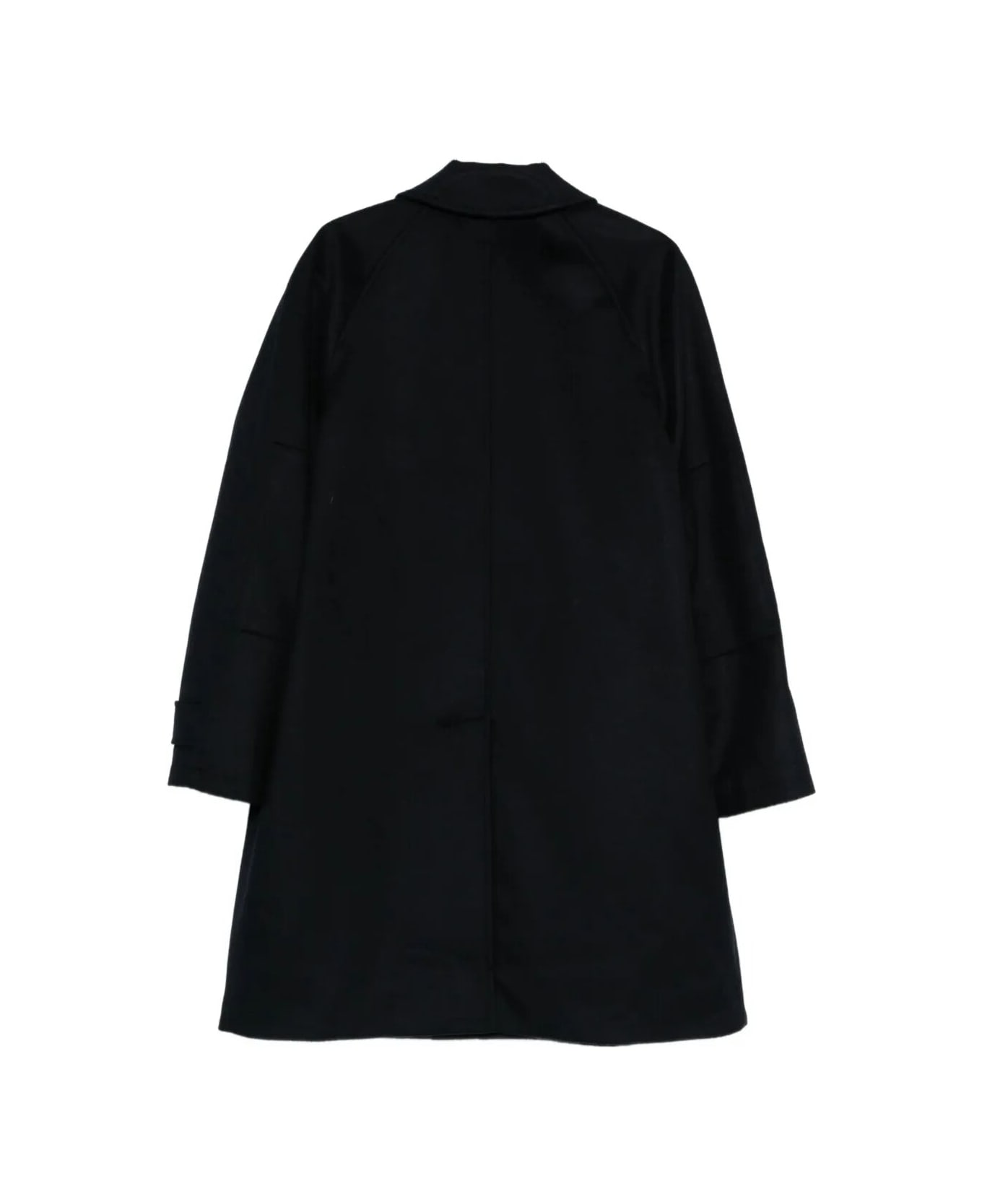 Paltò Vino Rosso Panno Cachemere - Blu Navy