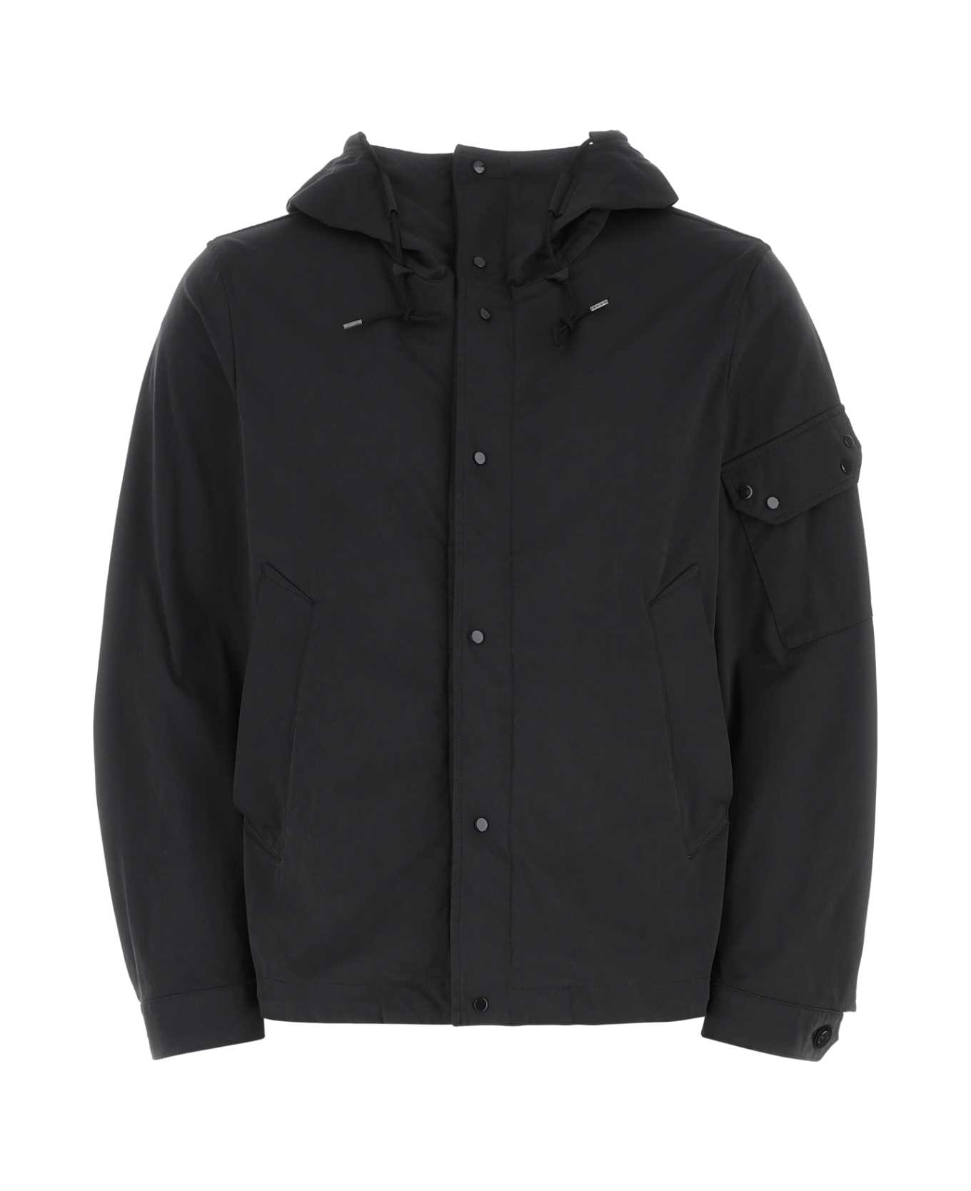 Ten C Black Polyester Blend Jacket - Black ジャケット