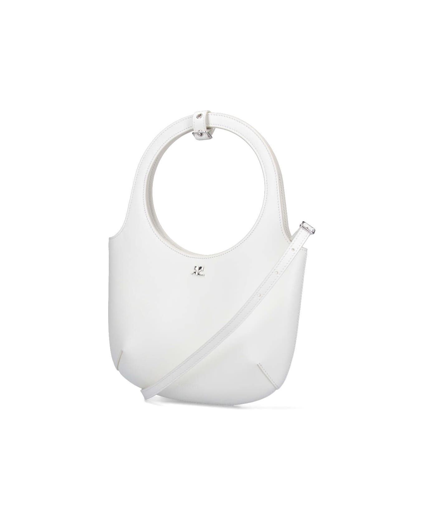 Courrèges 'holy' Handbag - white