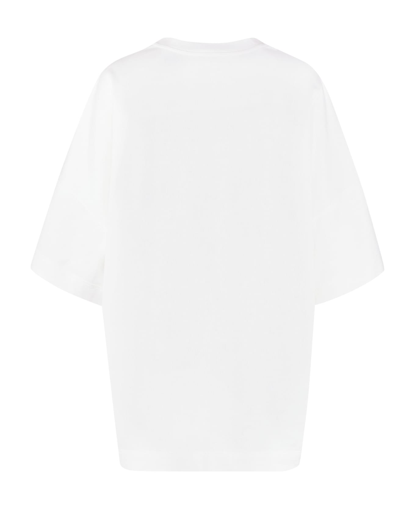 Alexander McQueen Cotton Crew-neck T-shirt - White/Black