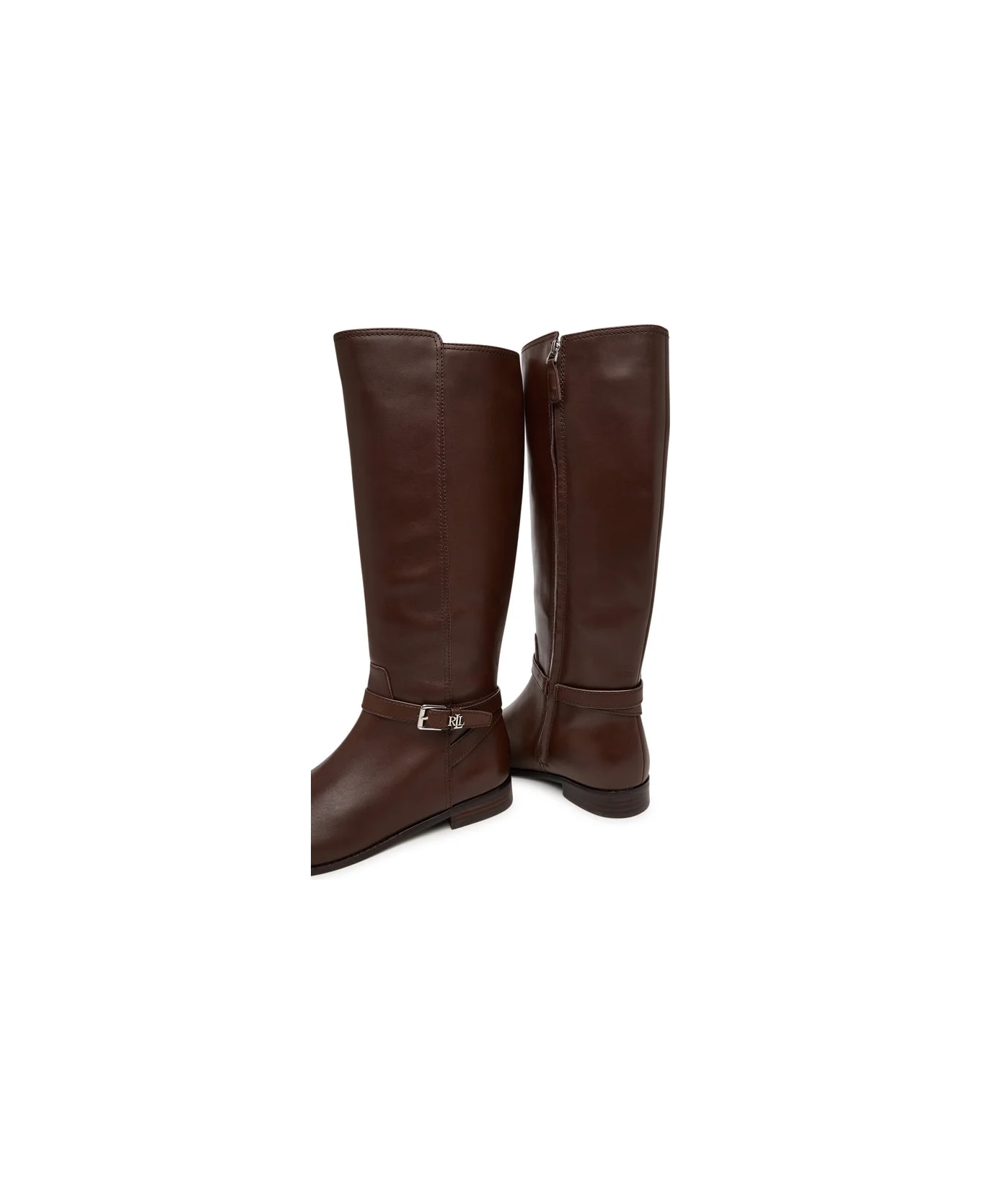 Ralph Lauren Brooke Tll 2 Boots Tall Boot - Dark Hickory