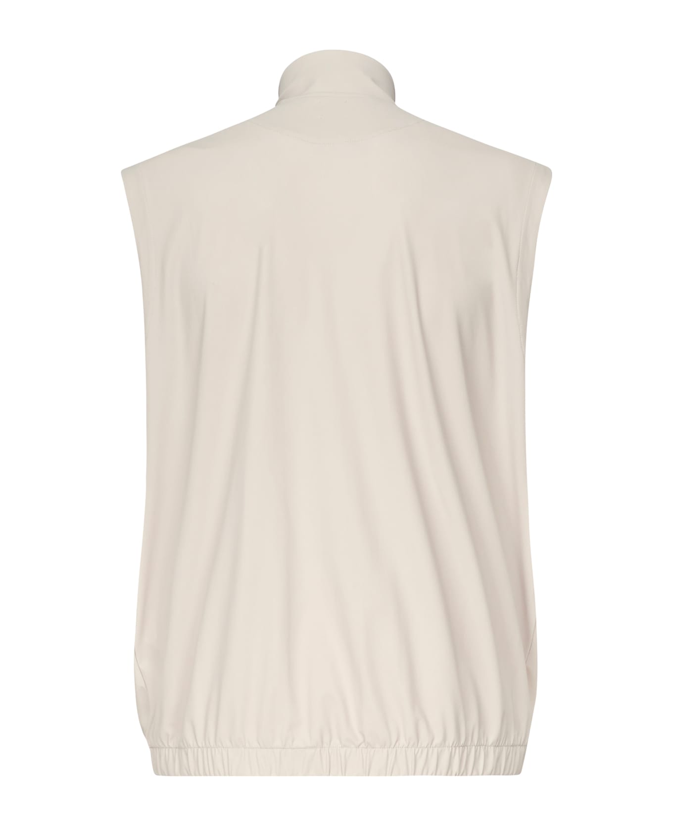 Eleventy Zipper Vest - White