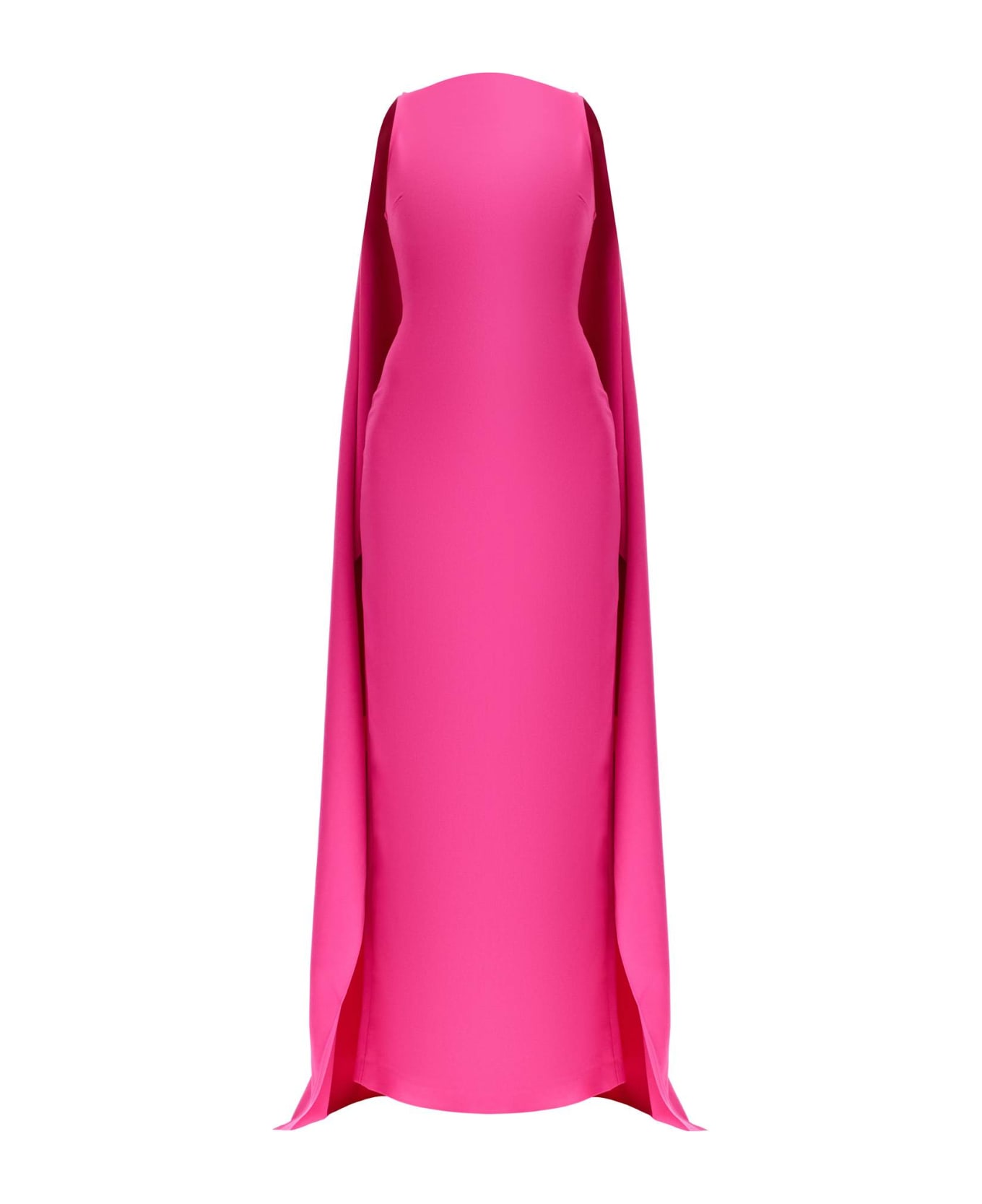 Solace London 'kaila' Long Dress - Pink