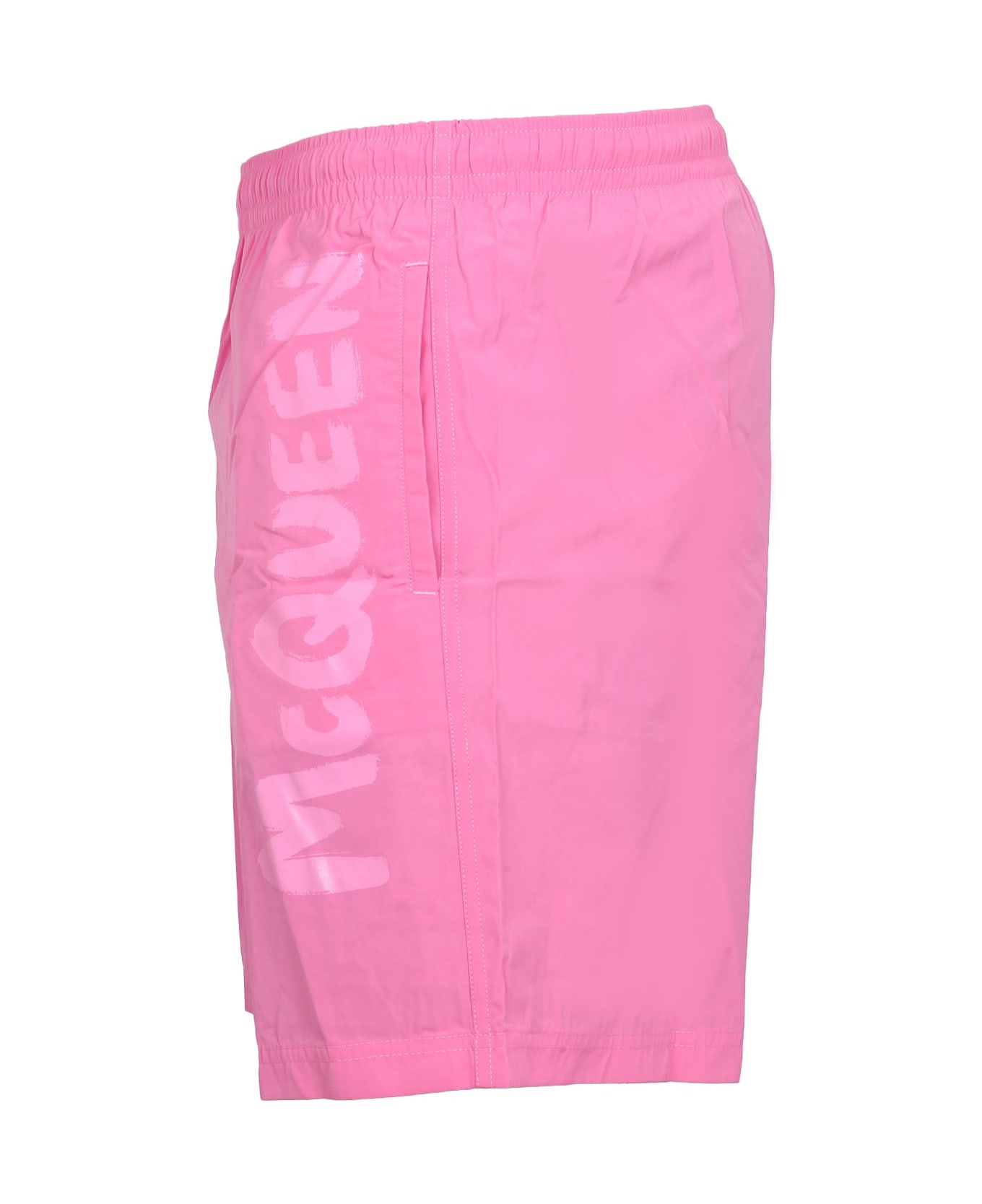Alexander McQueen Swim Trunks - Pink