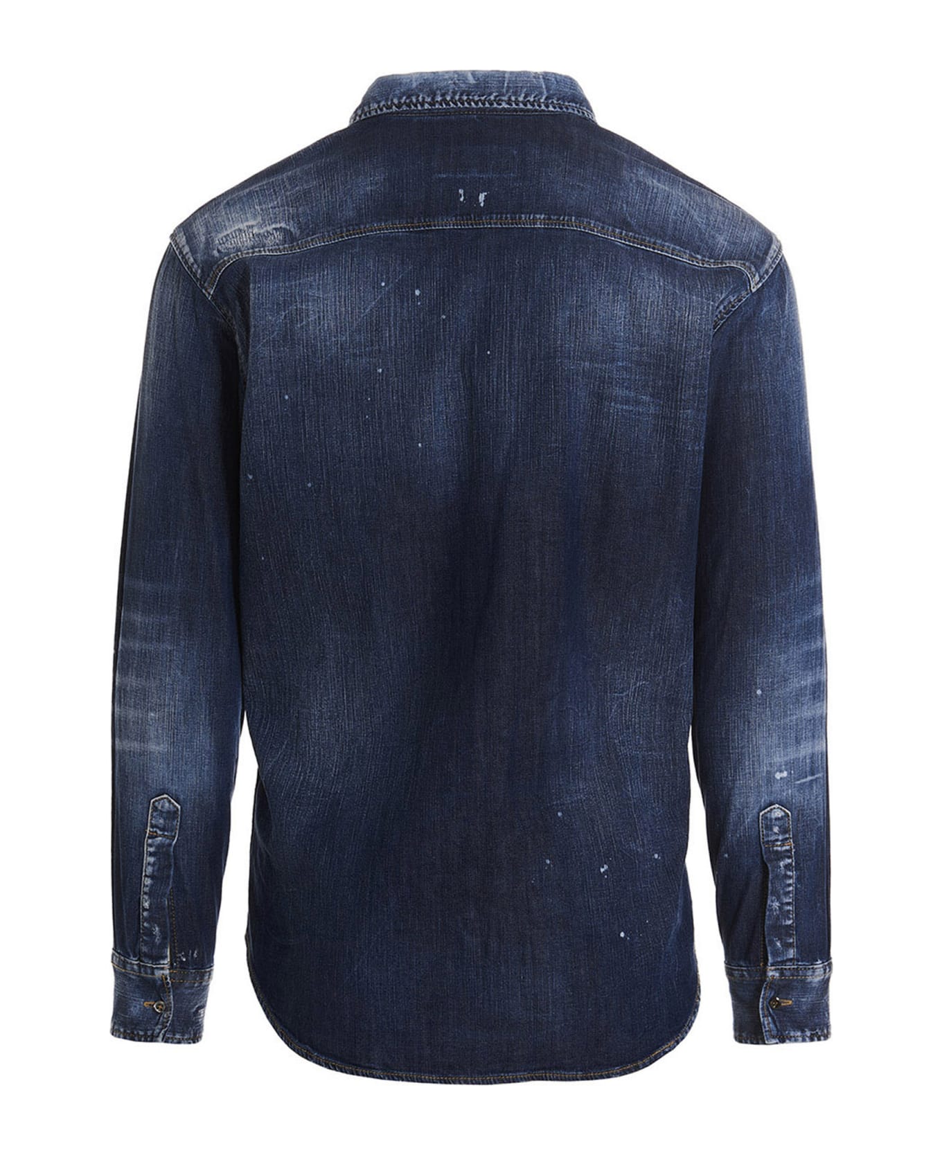 Dsquared2 Dan D2 Relax Denim Shirt - Blue