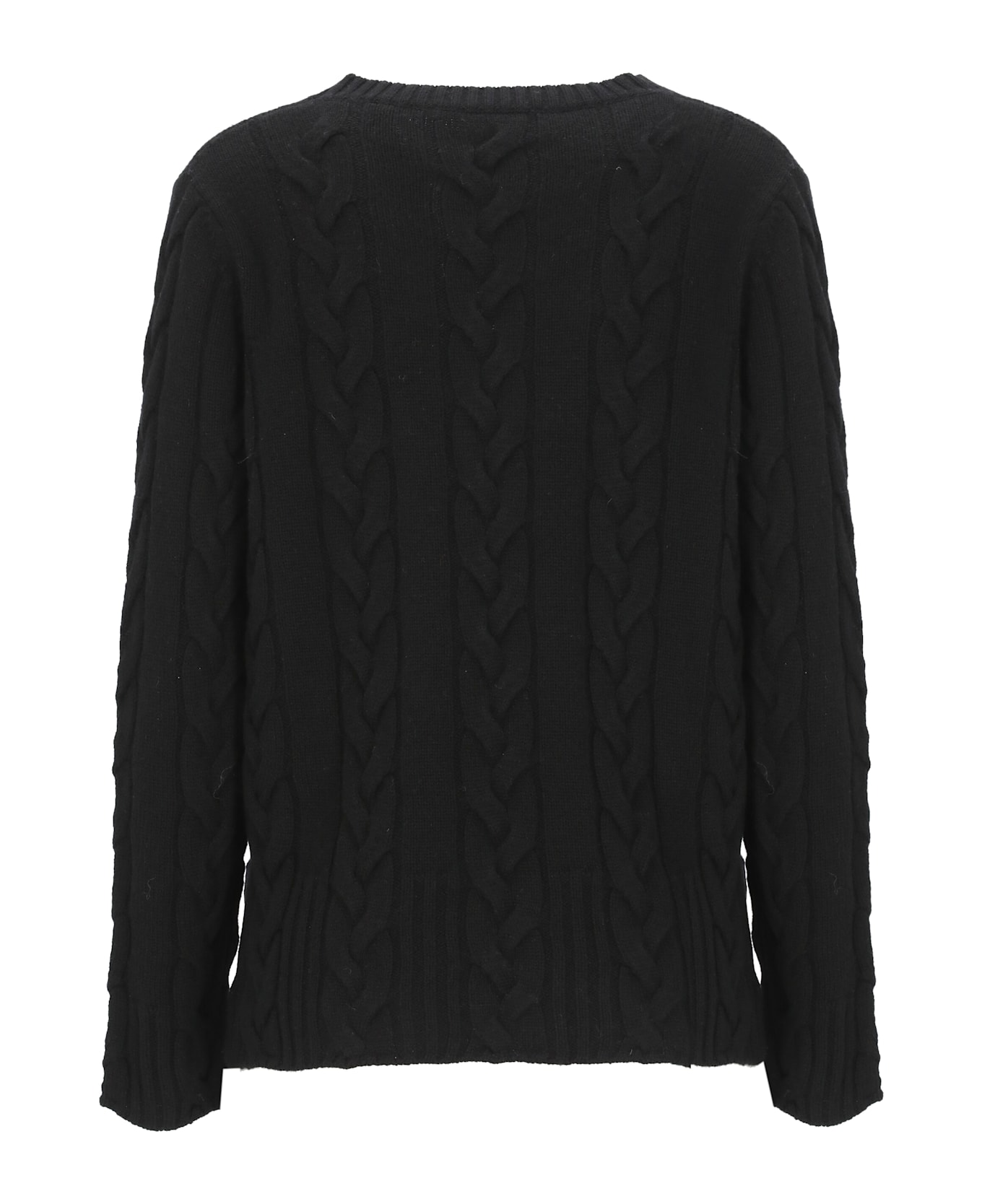 Kangra Wool Sweater - Black