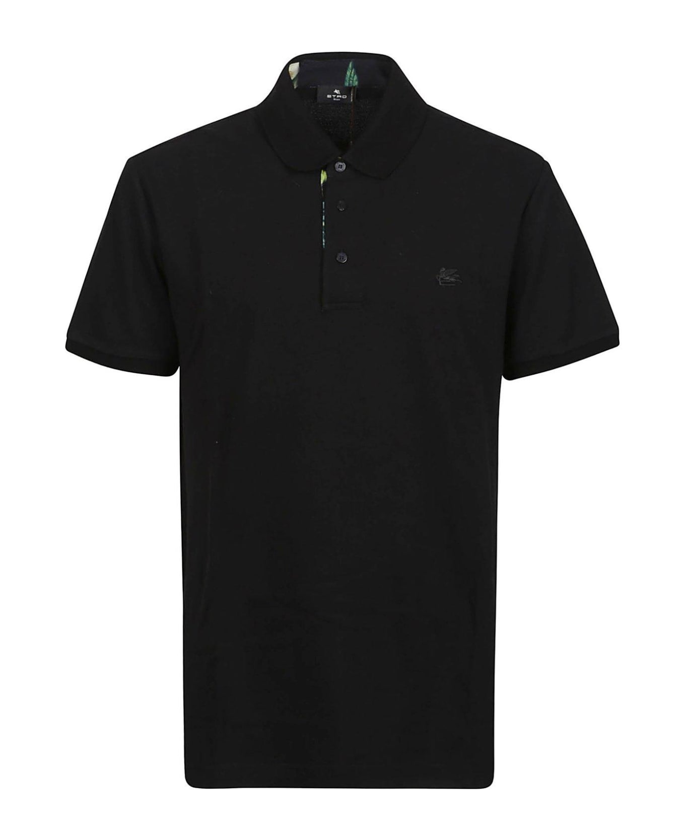 Etro Pegaso Embroidered Short-sleeved Polo Shirt ポロシャツ