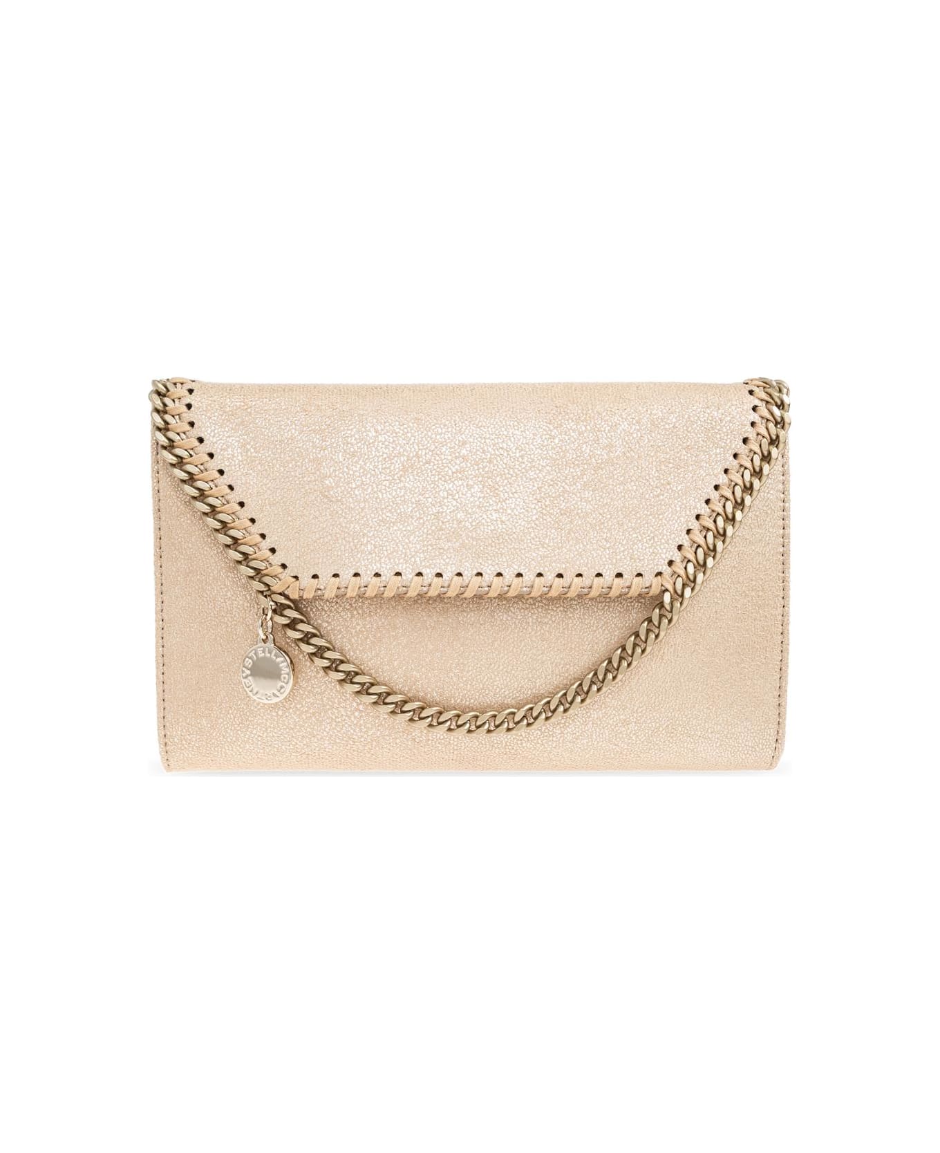 Stella McCartney 'falabella Wallet' Clutch - Airlite Gold