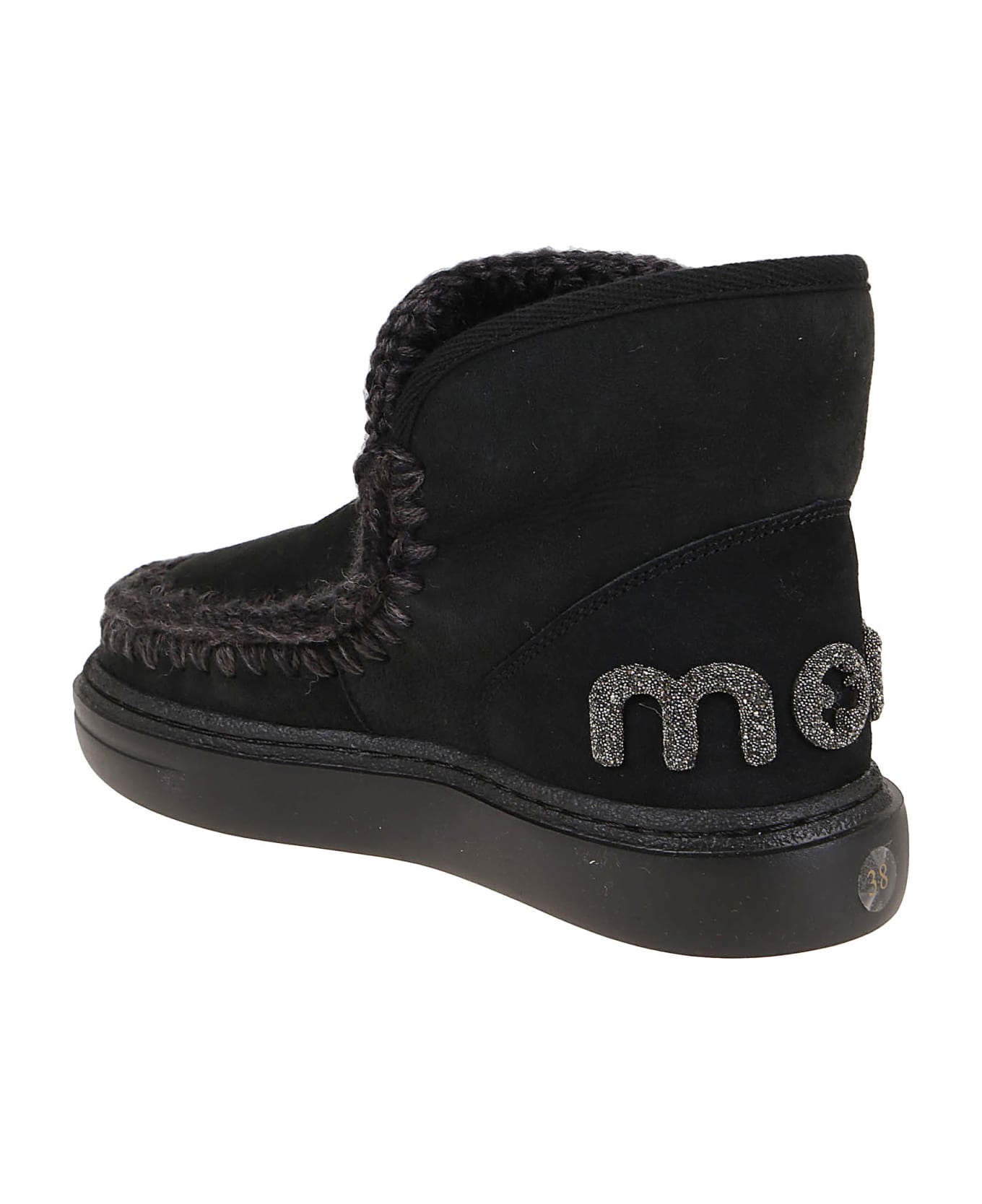 Mou Eskimo Sneaker Bold Glit.logo - Bkb Black