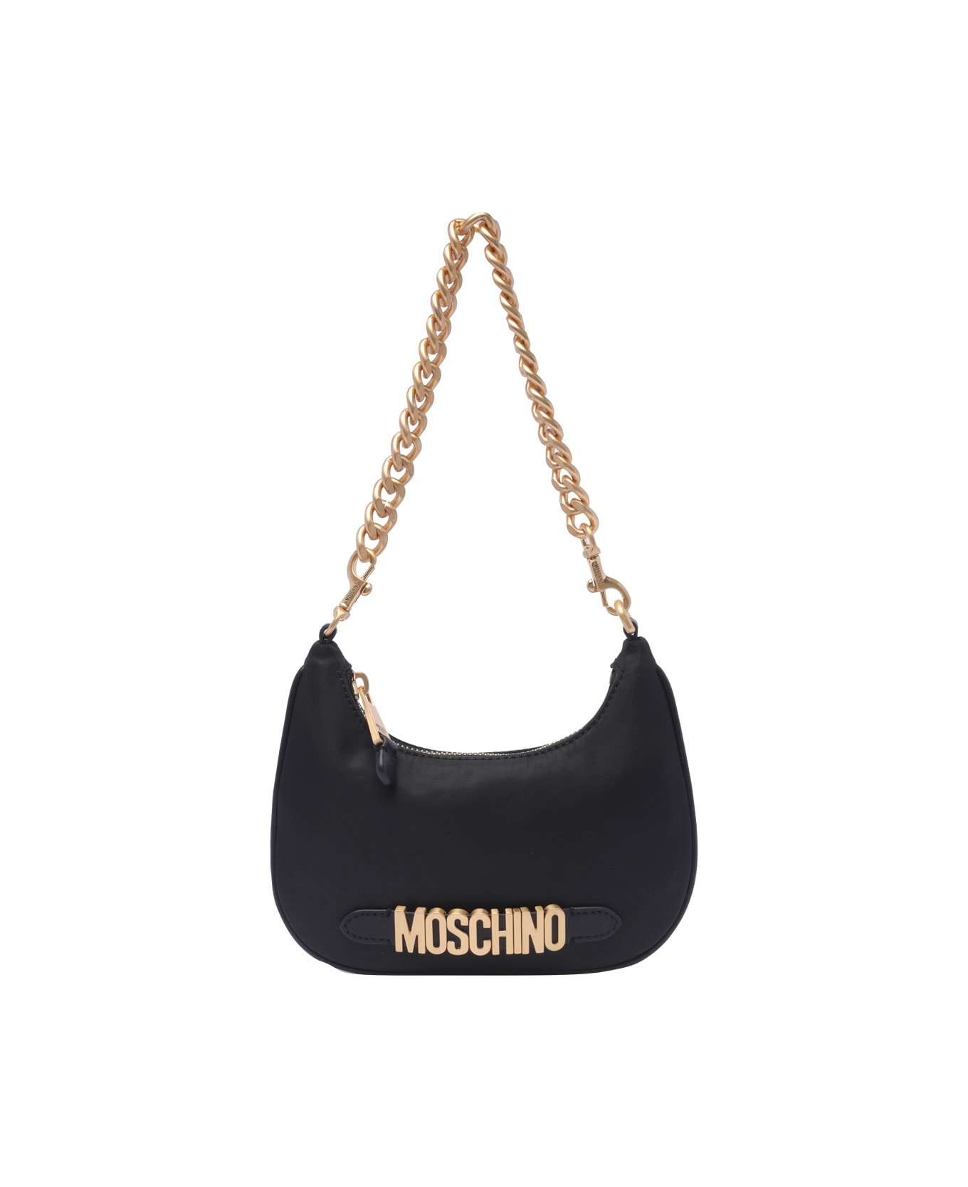 Moschino Lettering Logo Shoulder Bag - Black トートバッグ