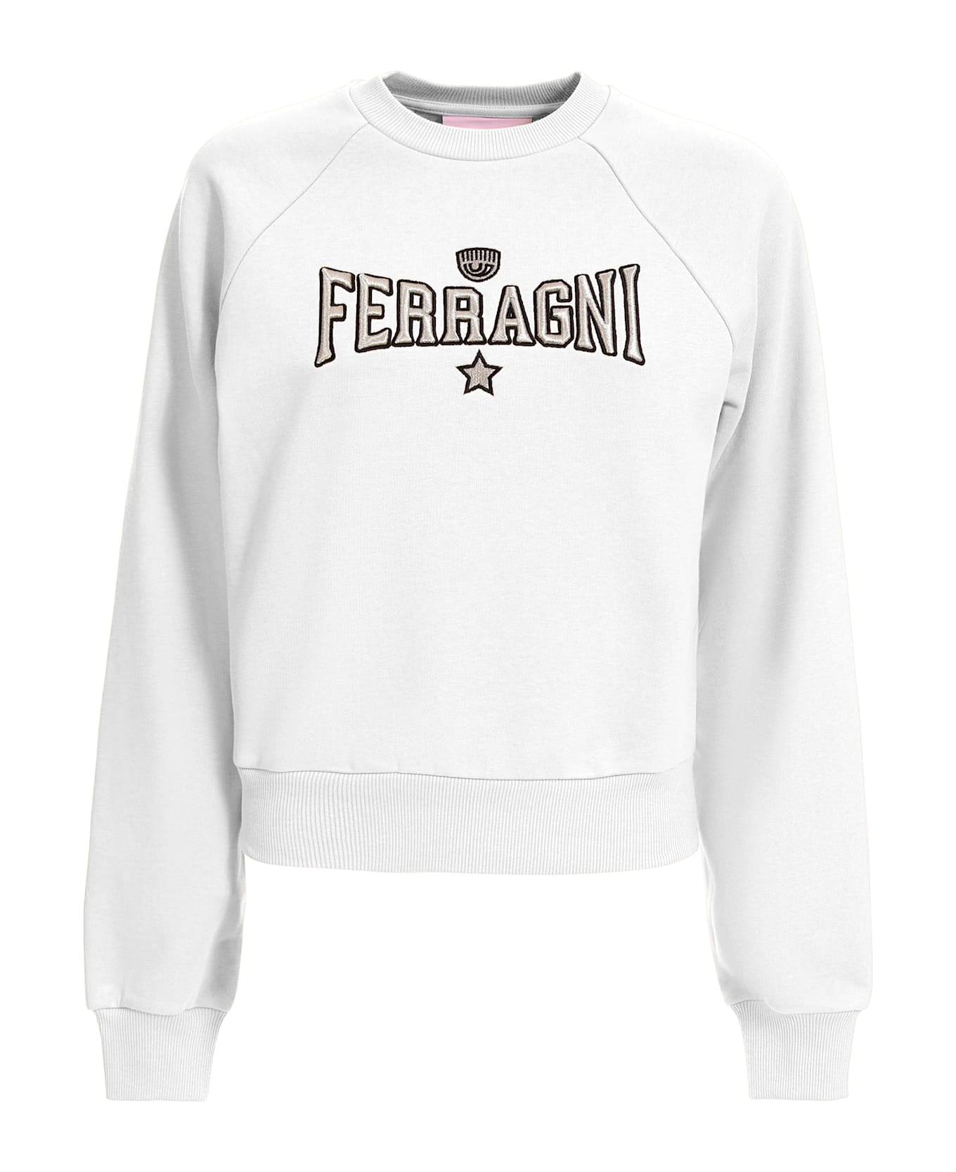 Chiara Ferragni White Sweatshirt - White