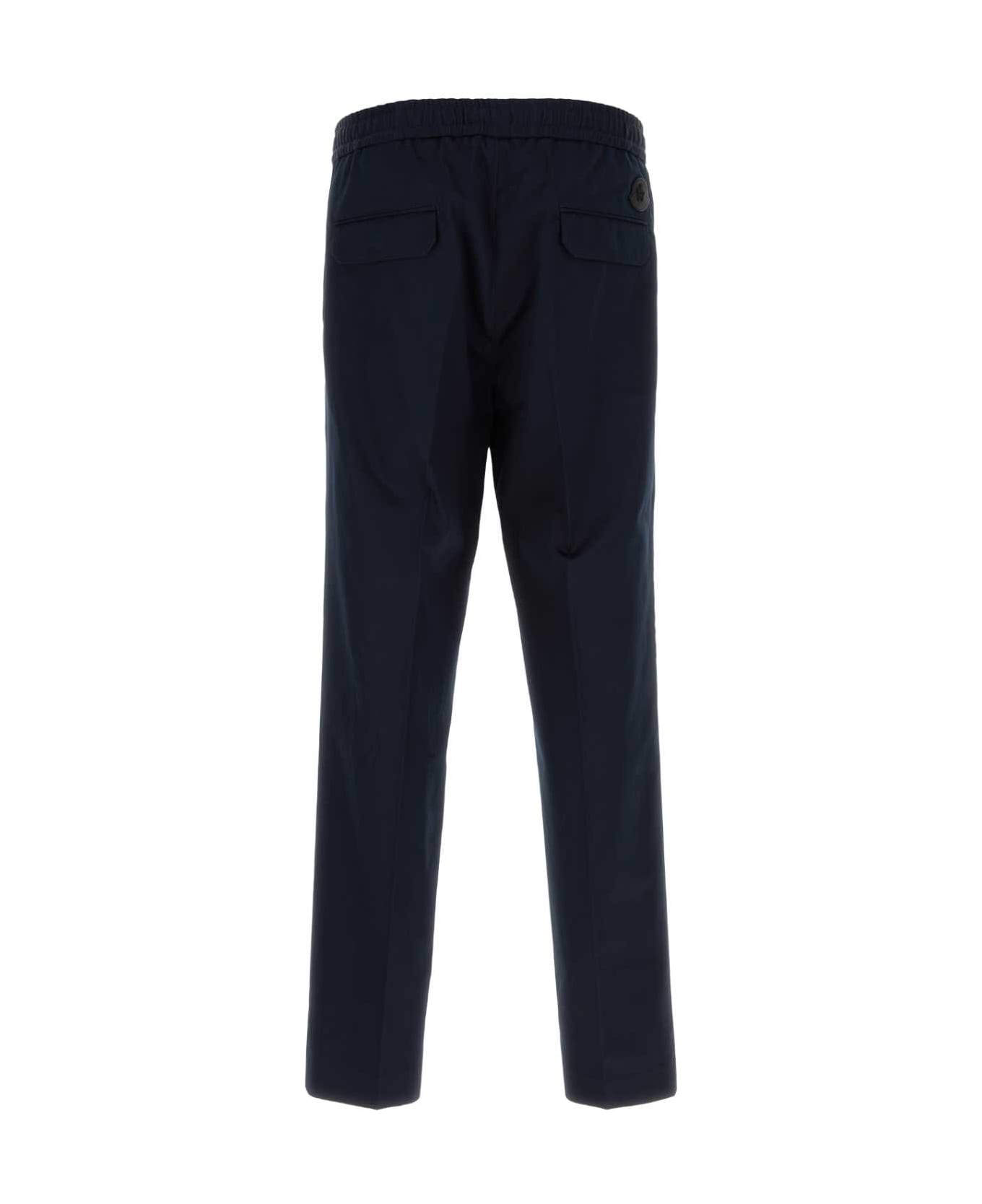 Moncler Midnight Blue Cotton Pant - 774
