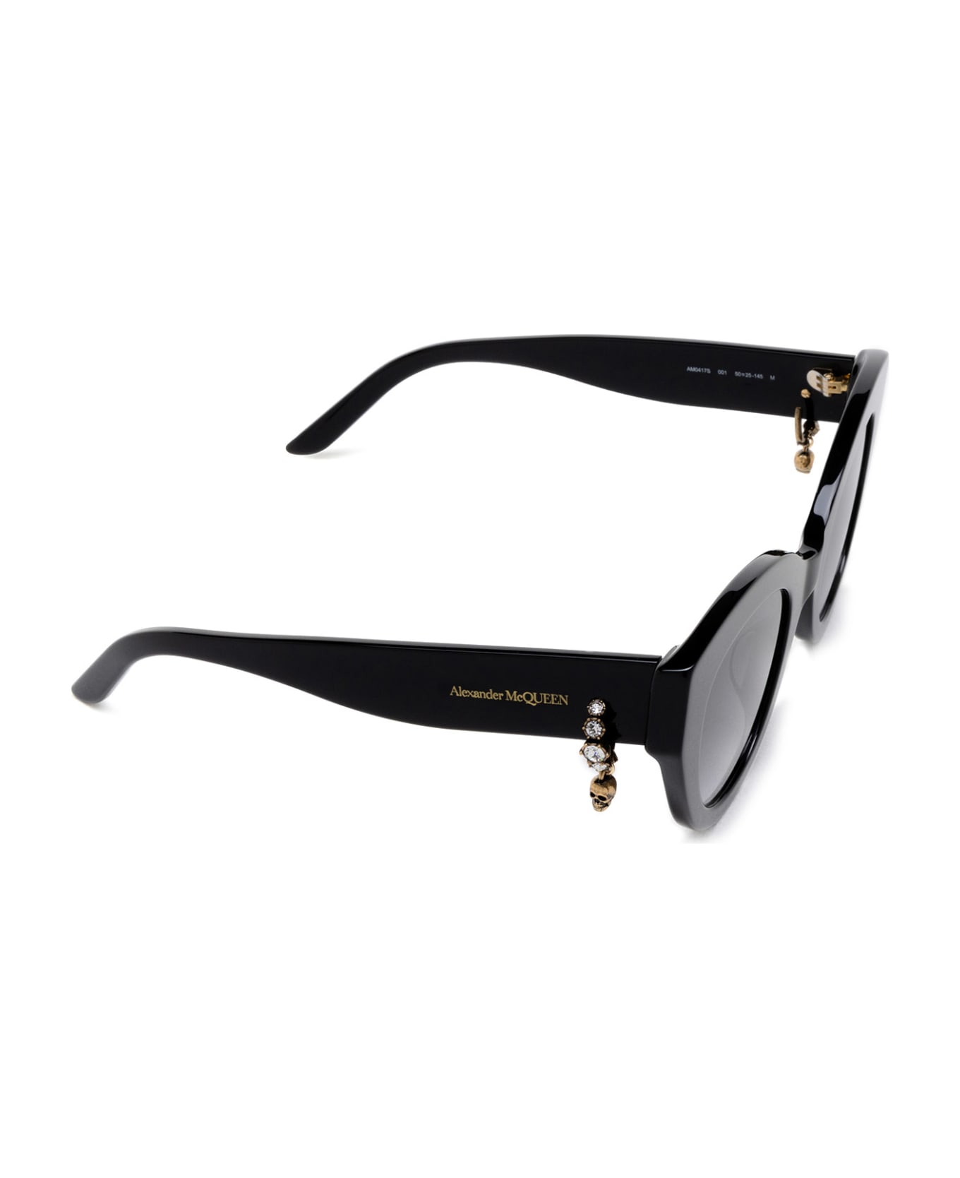 Alexander McQueen Eyewear Am0417s Black Sunglasses - Black サングラス