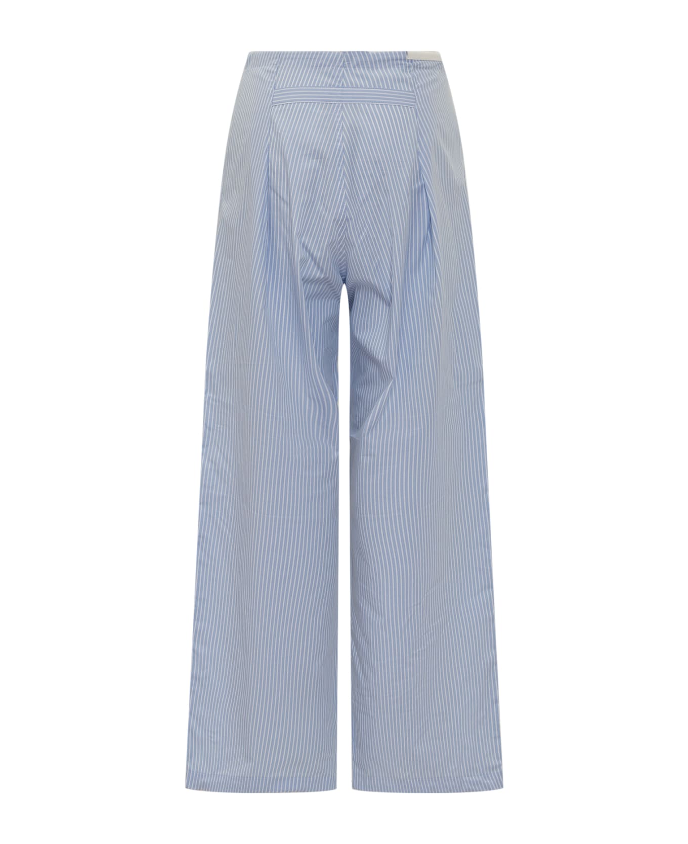 DARKPARK Daisy Milit Trousers - LIGHT BLUE/WHITE
