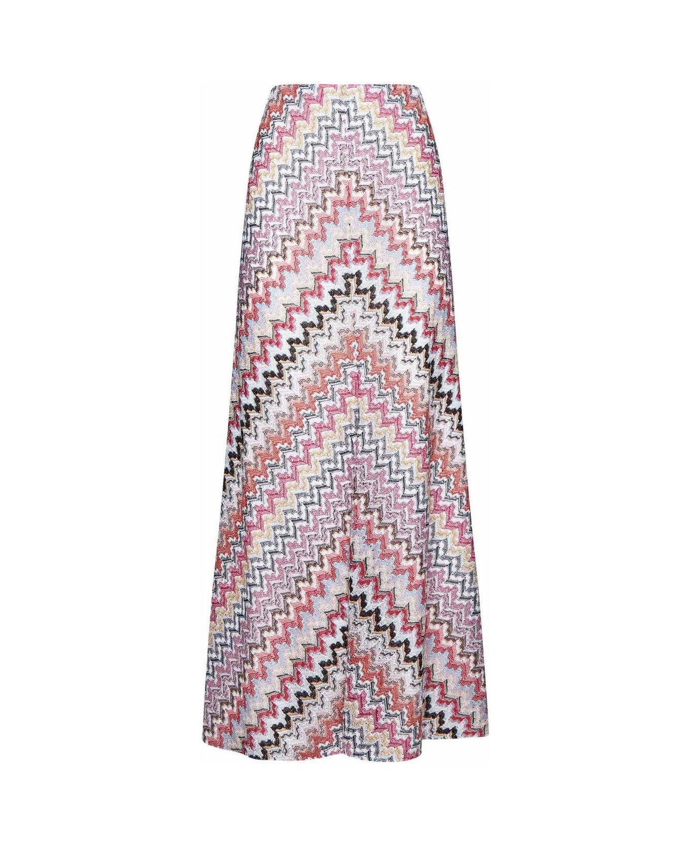 Missoni All-over Patterned Maxi Skirt - Pink スカート