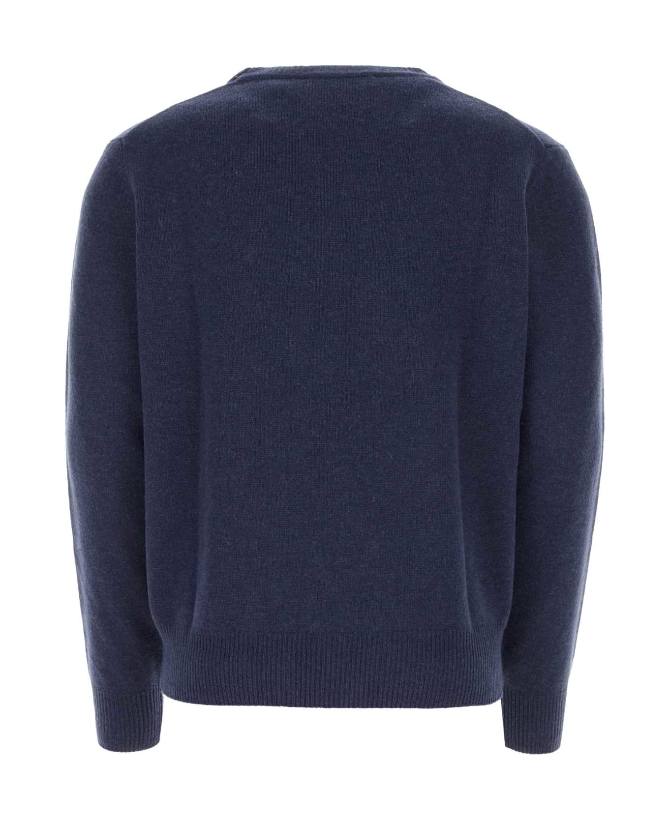 Vivienne Westwood Blue Wool Blend Alex Sweater - DENIM