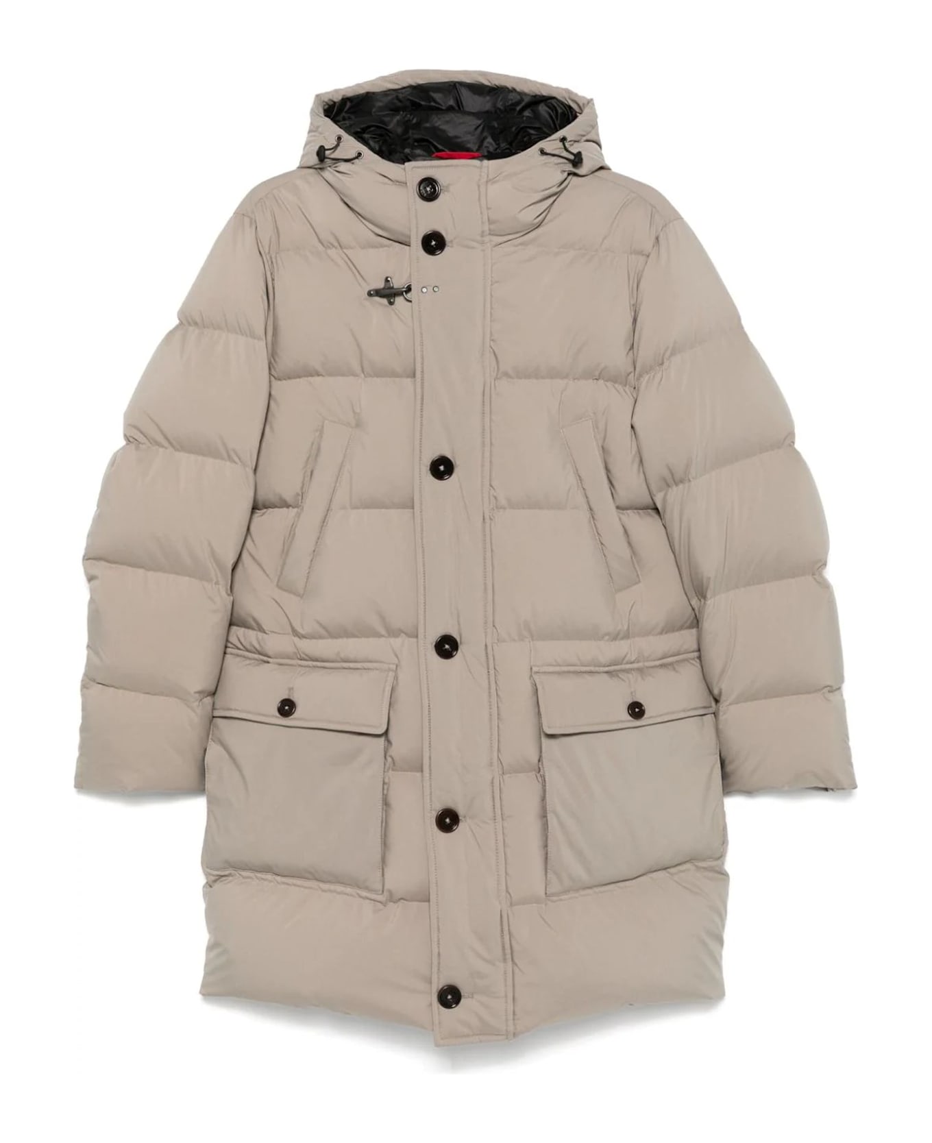 Fay Parka In Light Beige Down - Beige