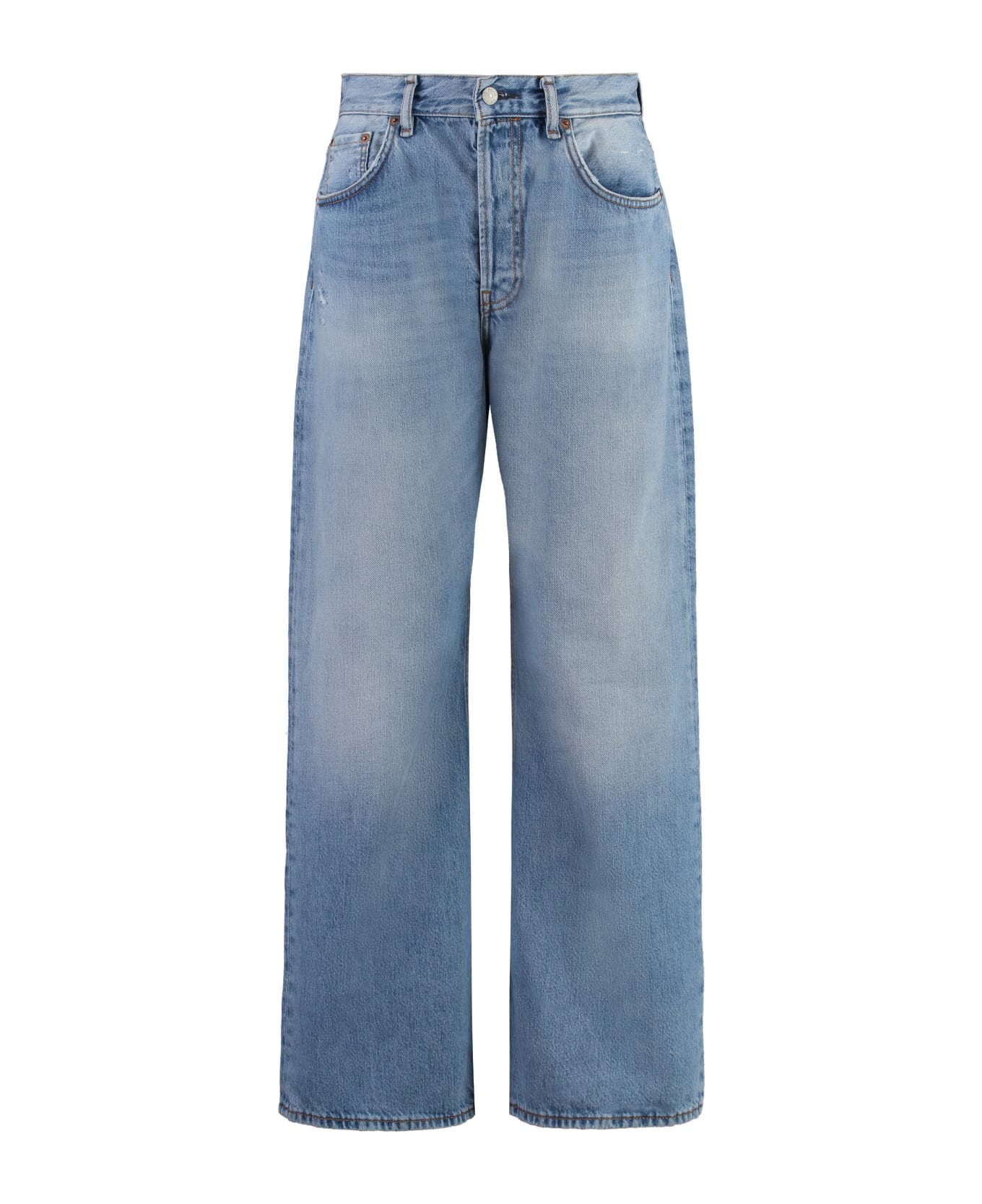 Acne Studios 5-pocket Straight-leg Jeans - DENIM