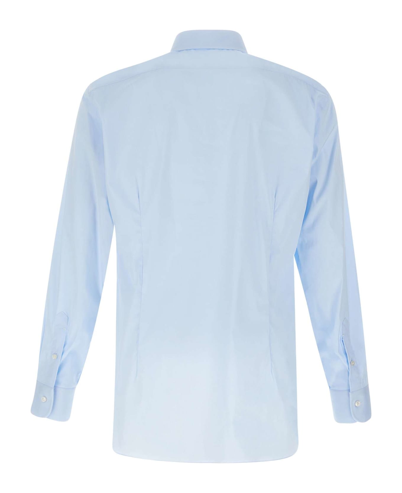 Barba Napoli Cotton Shirt - LIGHT BLUE シャツ