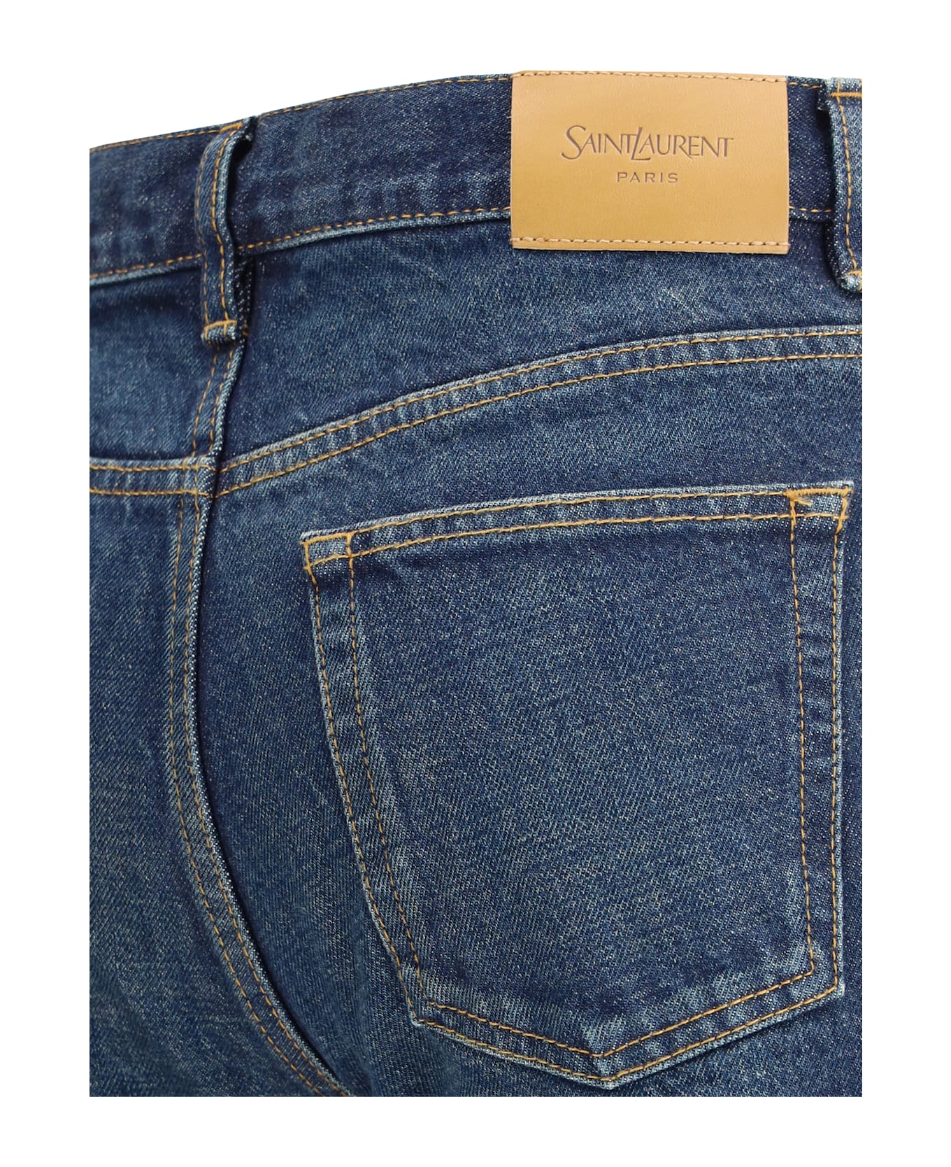 Saint Laurent Nico Low-rise Jeans